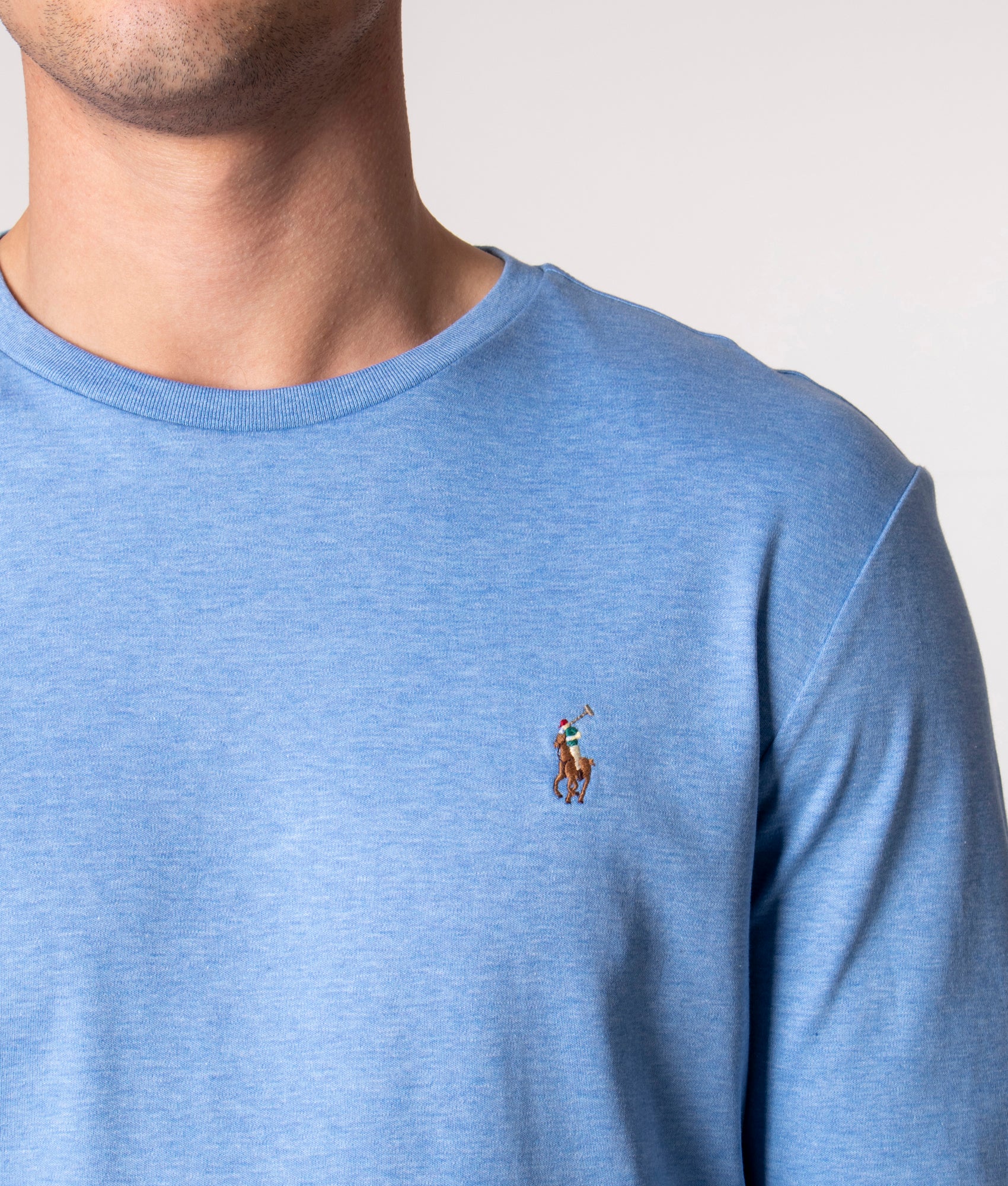 Custom Slim Fit Interlock Long Sleeve T-Shirt - Image 3