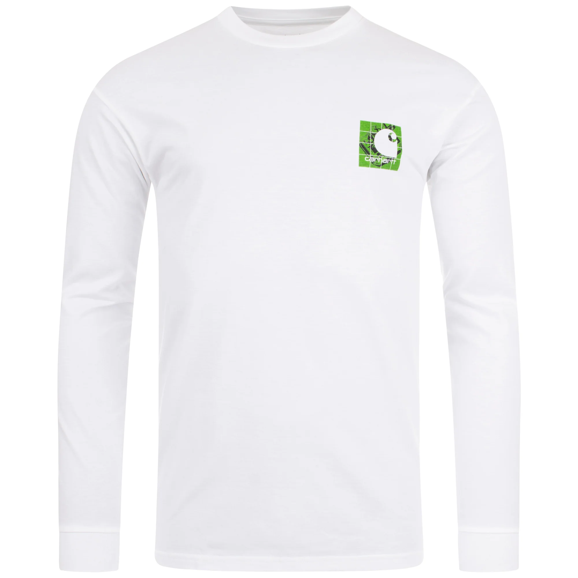 Loose Fit Long Sleeved Grid C T-Shirt - Image 6