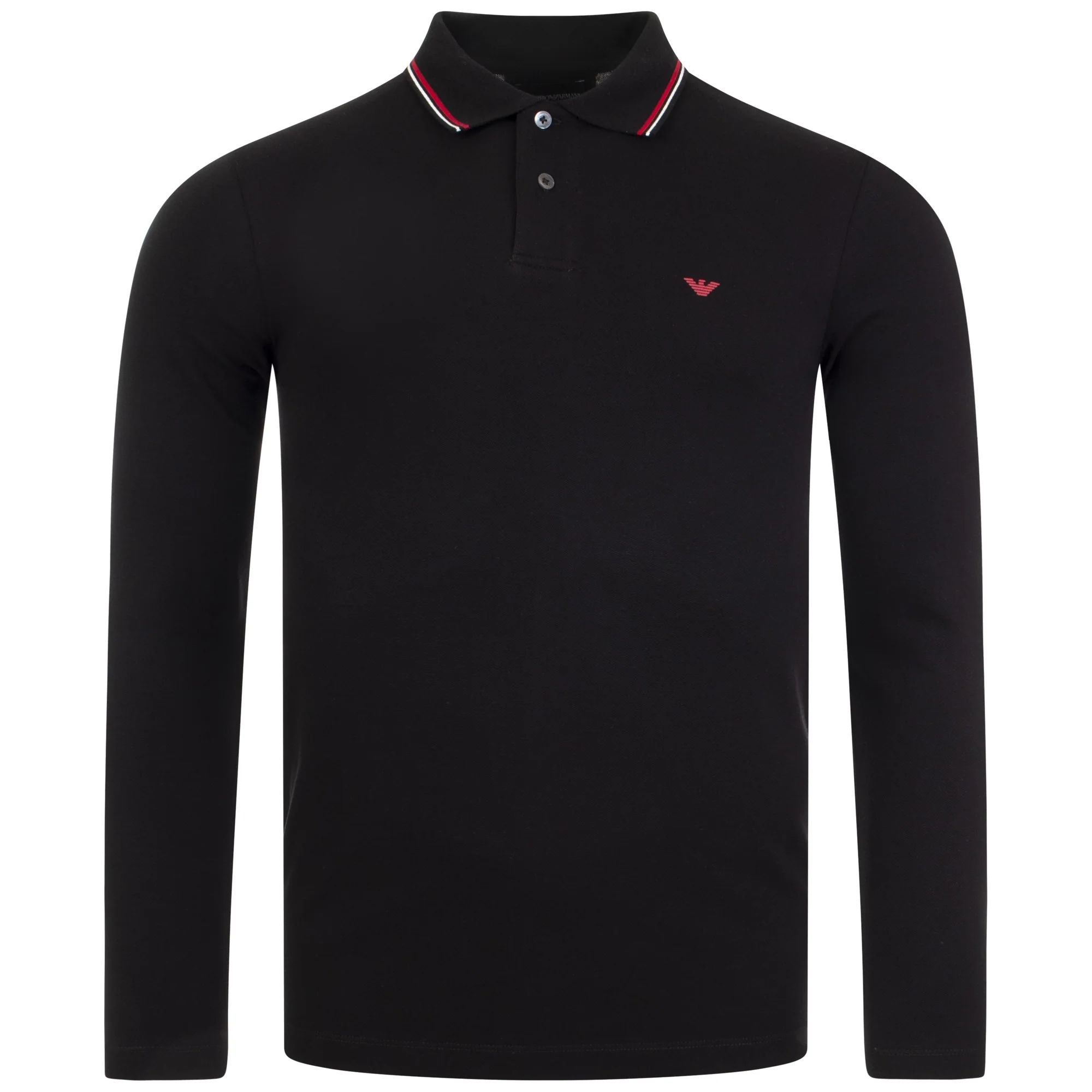 Long Sleeved Tipped Polo