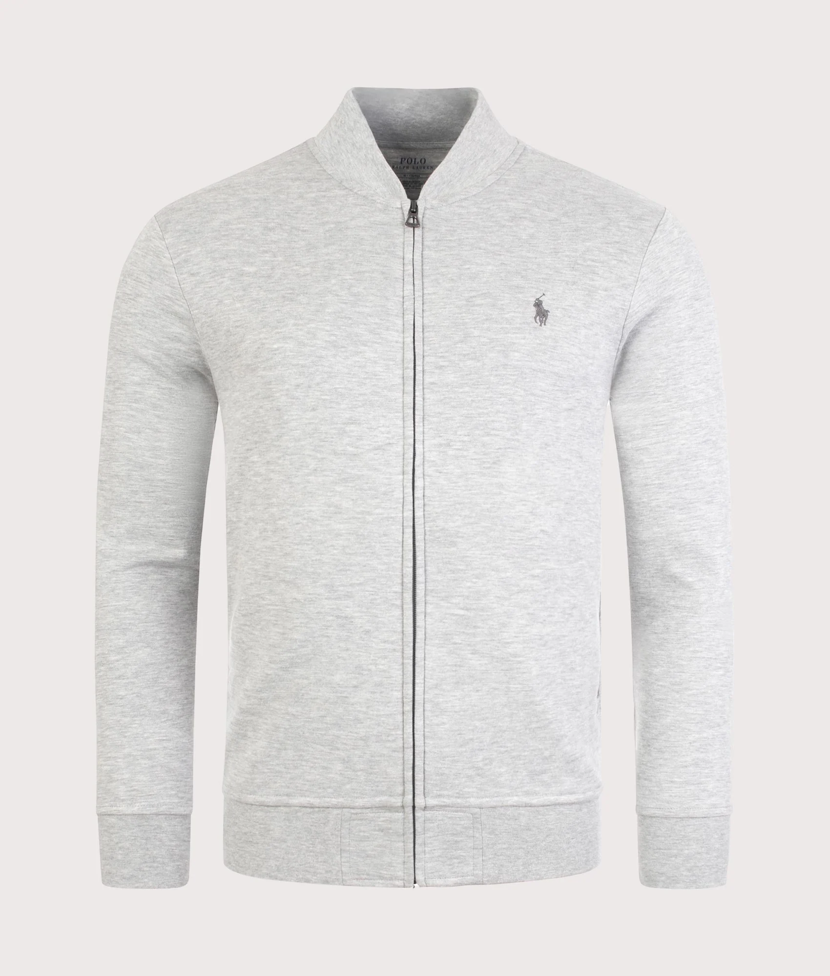 Luxury Jersey Zip Through Baseball Sweatshirt