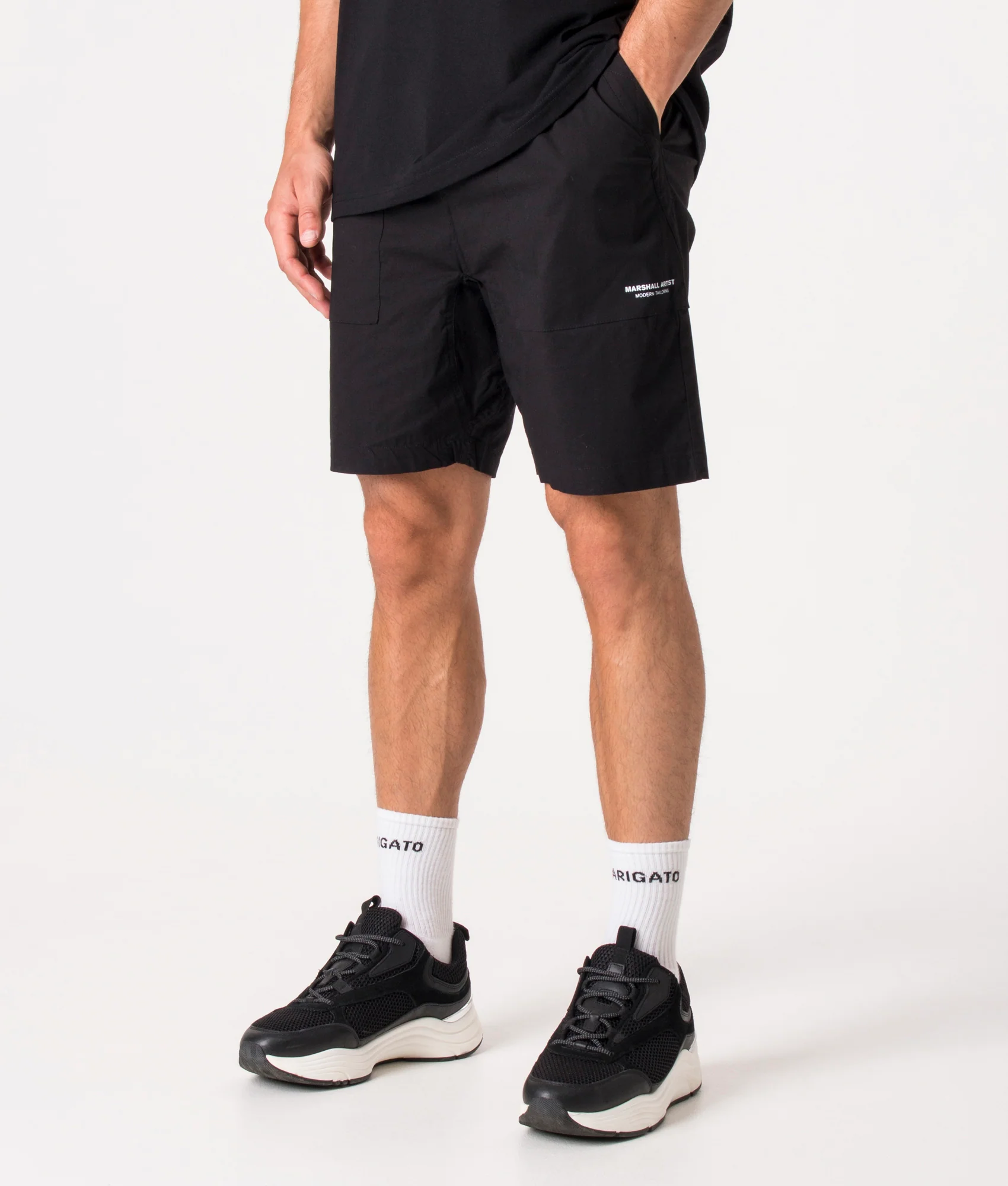 Regular Fit Gaberdine Shorts