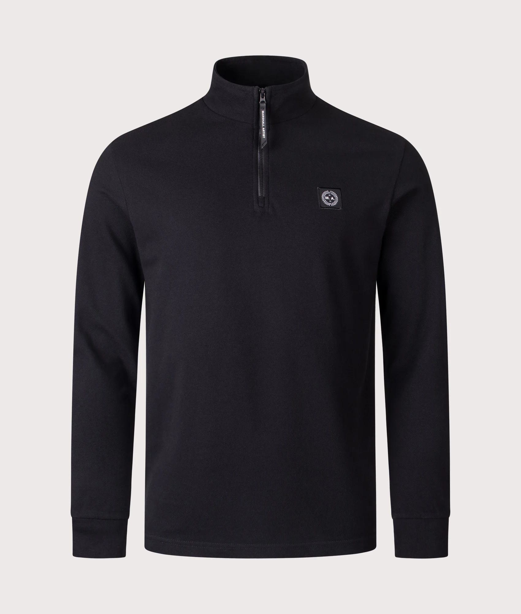 Marchio Piqué Quarter Zip Sweatshirt
