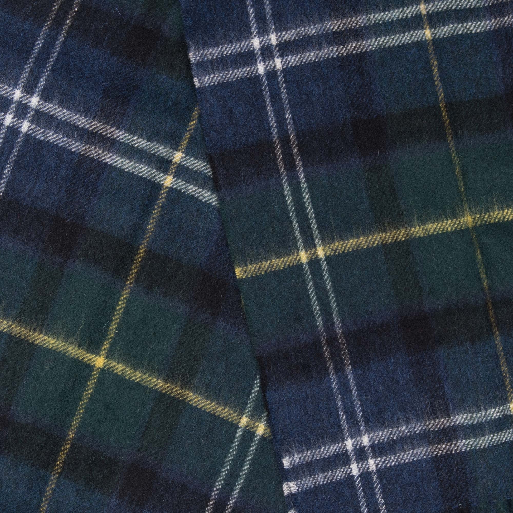 Merino Cashmere Tartan Scarf - Image 2