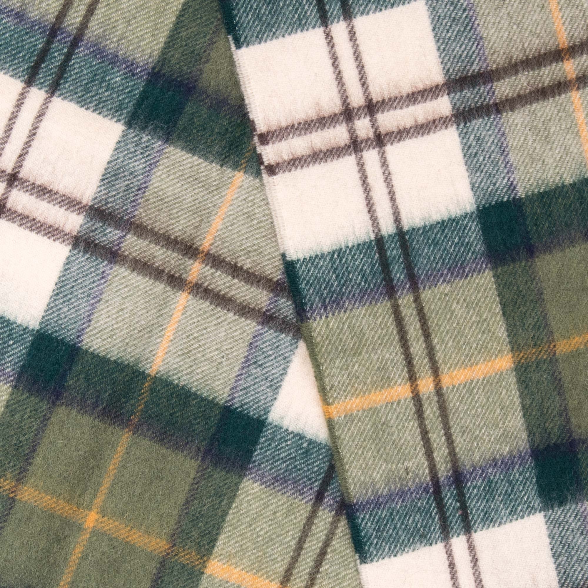 Merino Cashmere Tartan Scarf - Image 2