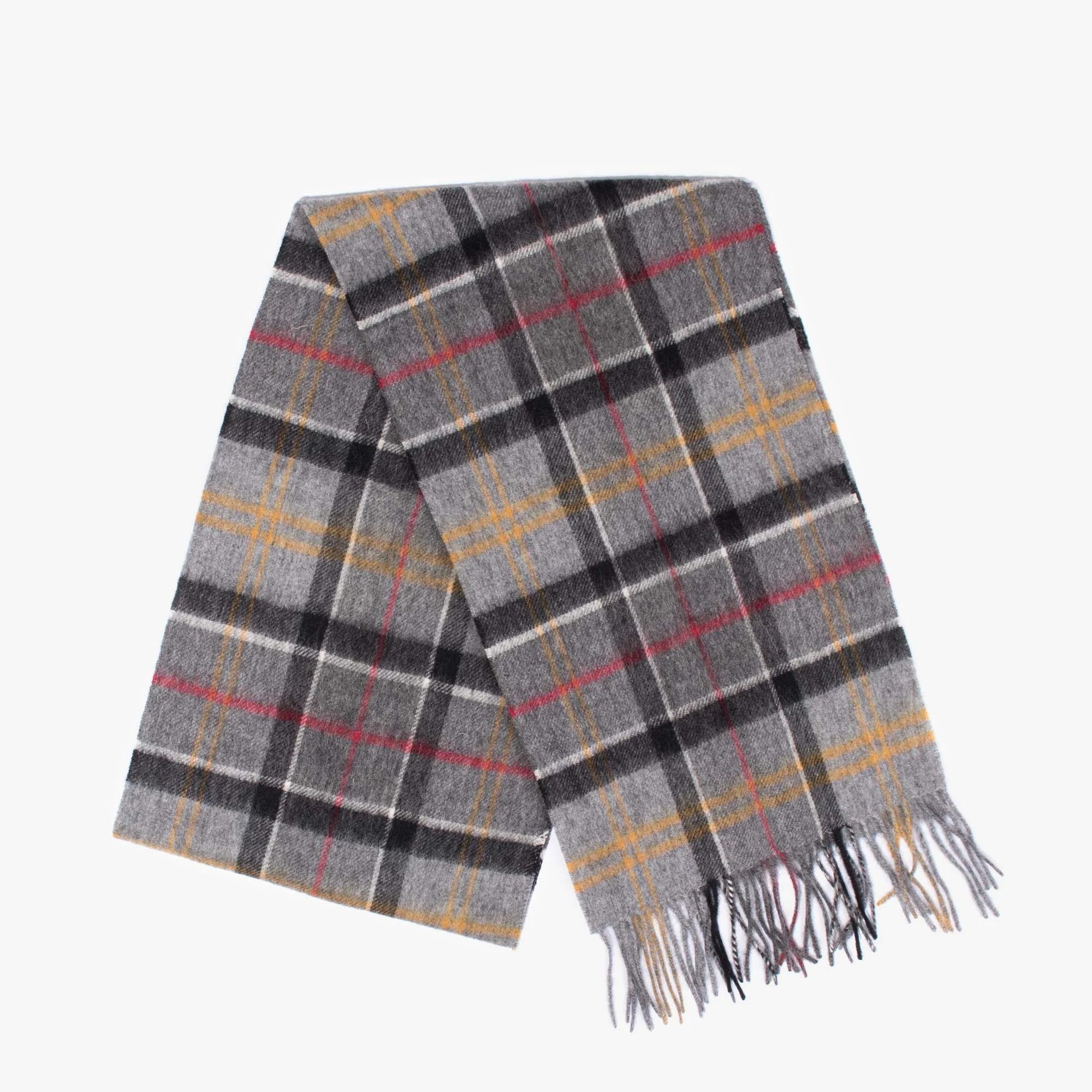 Merino Cashmere Tartan Scarf