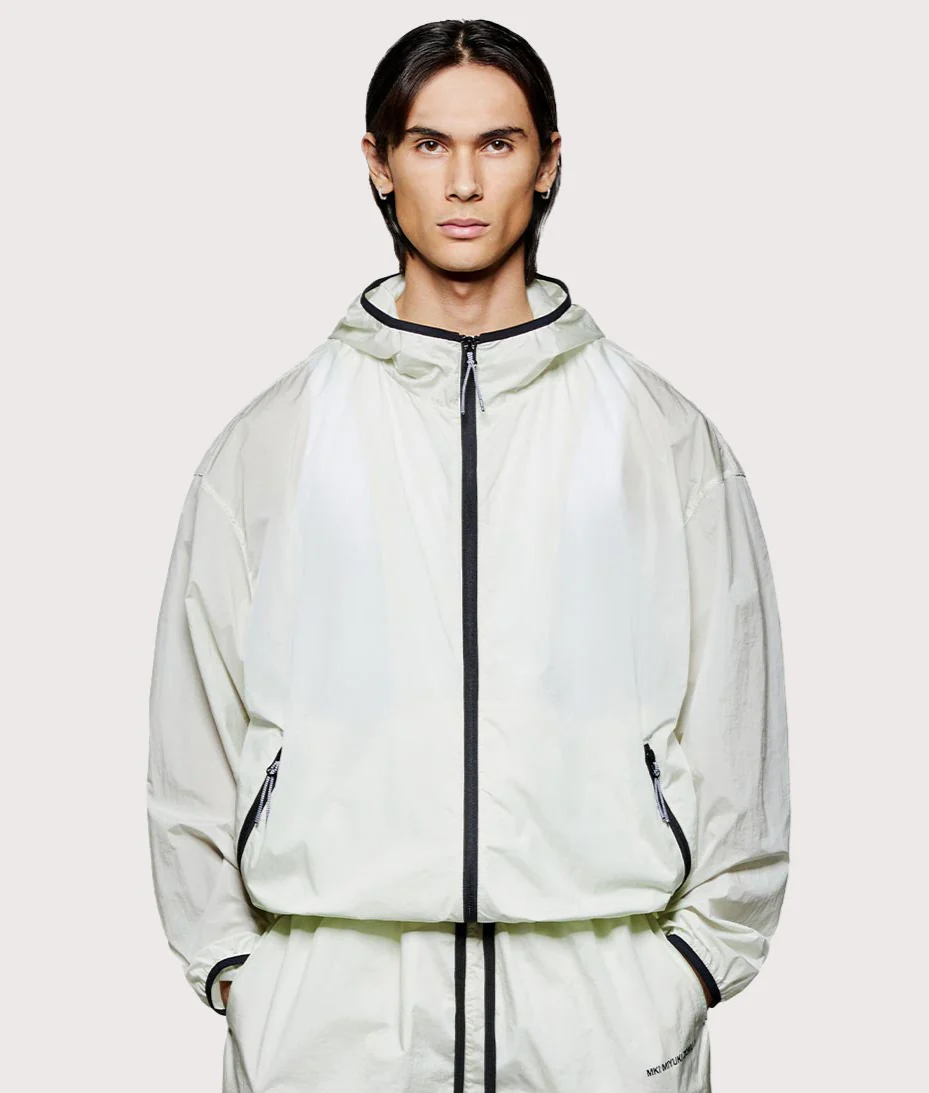 Active Nylon Hooded Jacket
