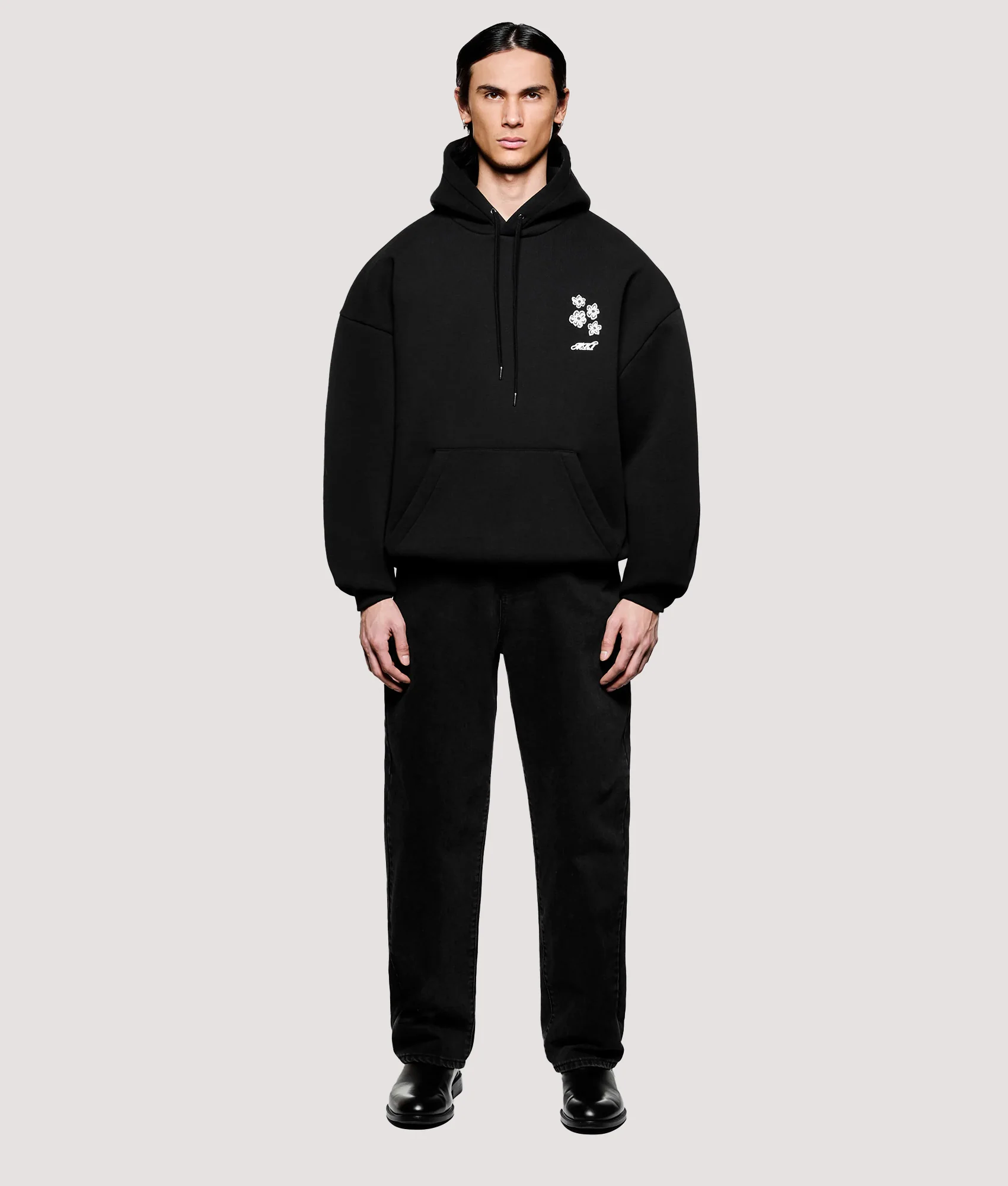 Box Fit Hibiscus Hoodie - Image 5