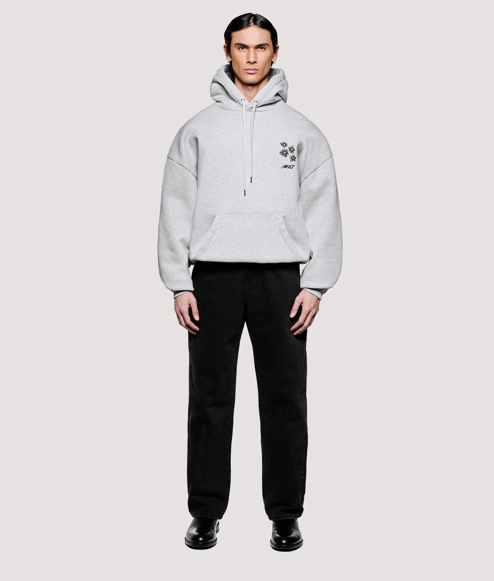Box Fit Hibiscus Hoodie - Image 5