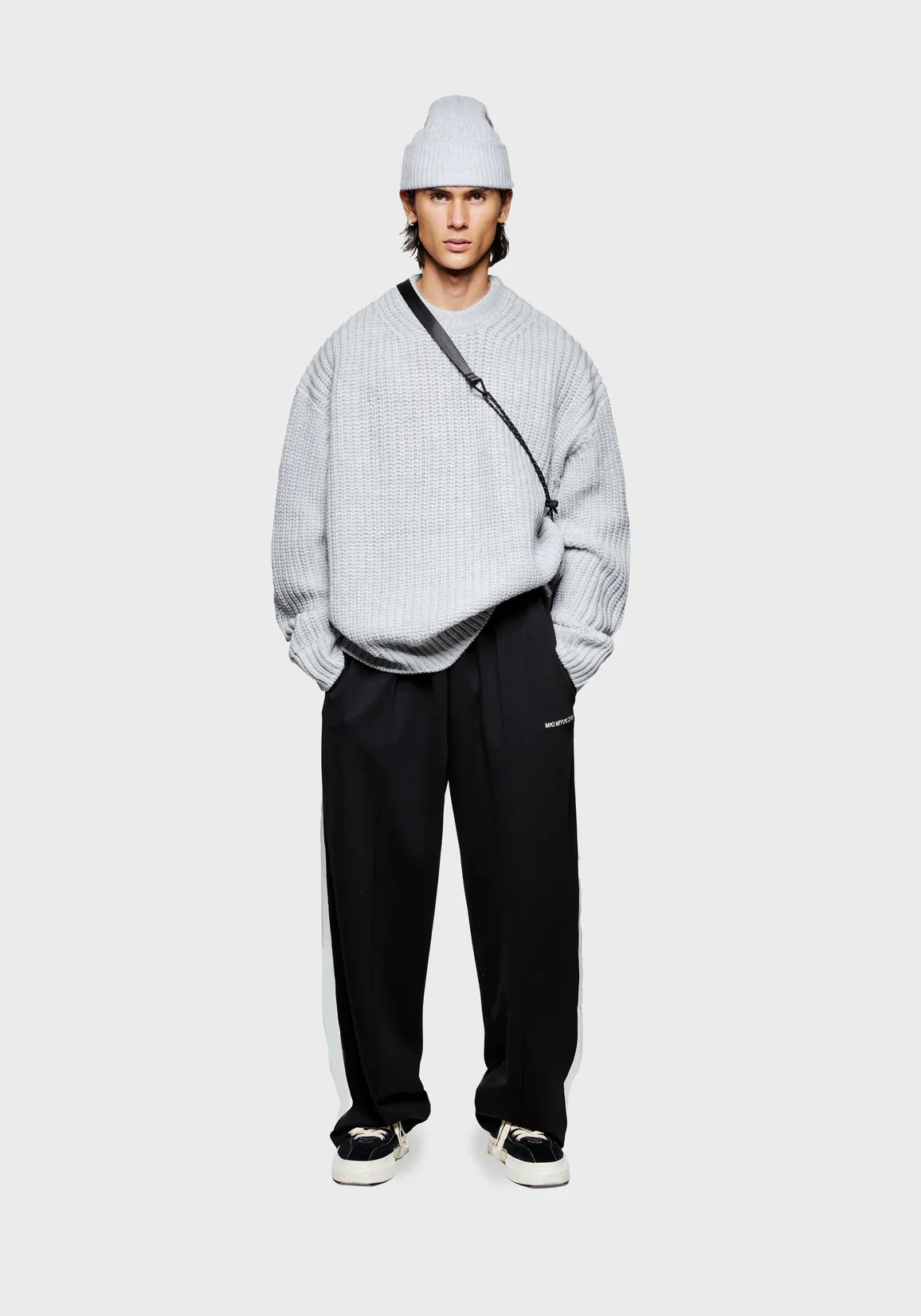 Oversized Fit Chunky Rib Knit Crewneck Jumper - Image 5