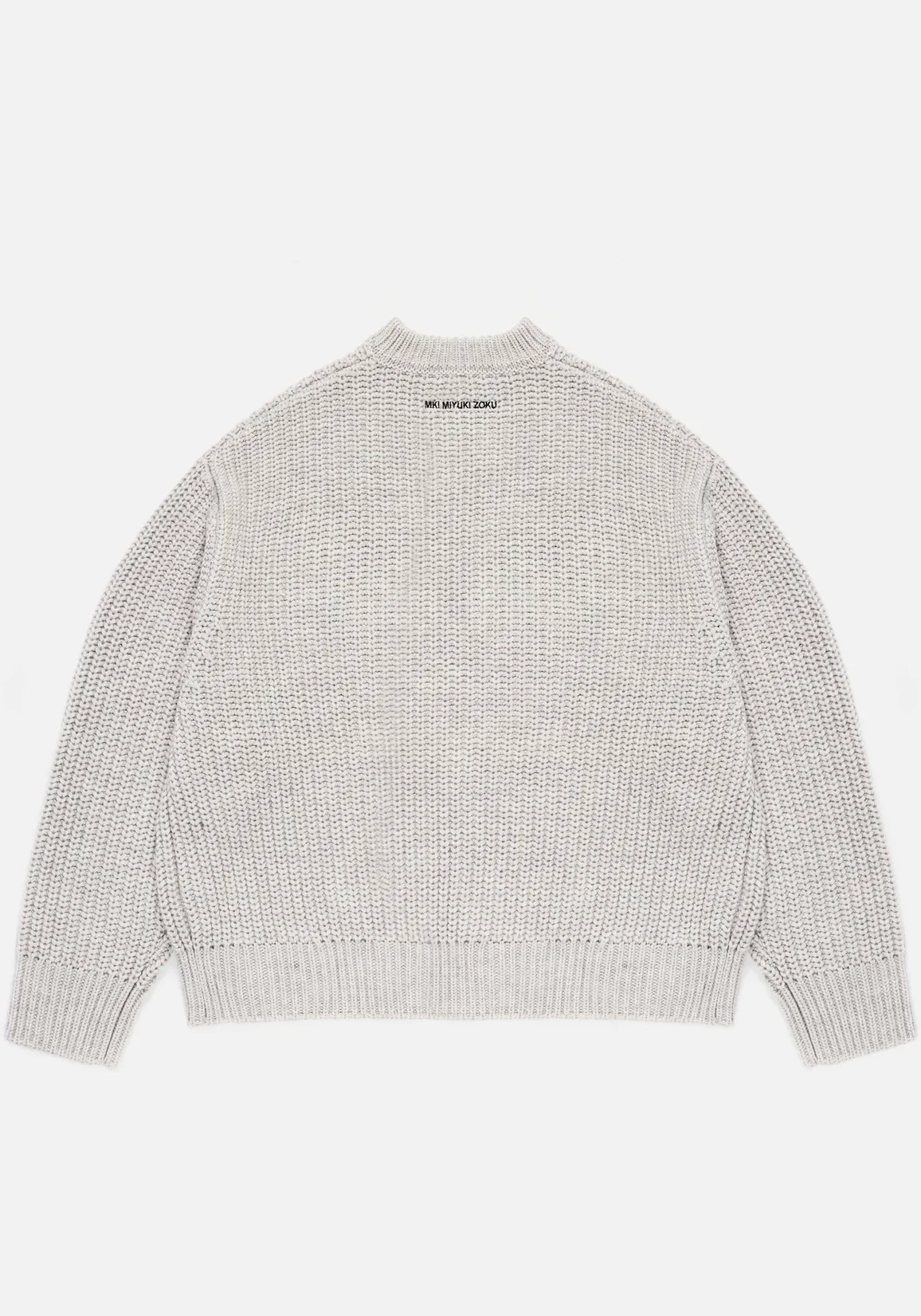 Oversized Fit Chunky Rib Knit Crewneck Jumper - Image 6