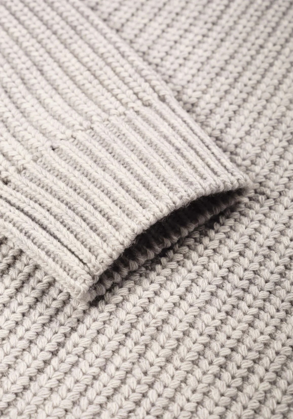 Oversized Fit Chunky Rib Knit Crewneck Jumper - Image 8