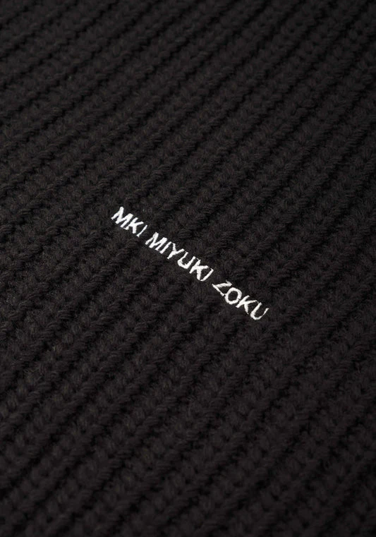 Oversized Fit Chunky Rib Knit Hoodie - Image 6