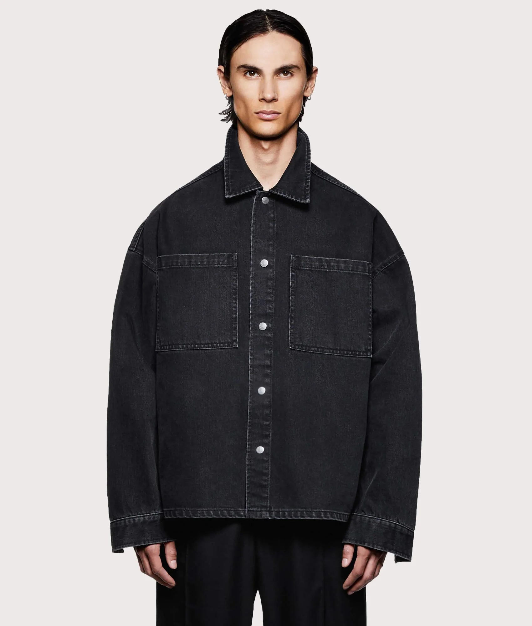 Denim Box Overshirt