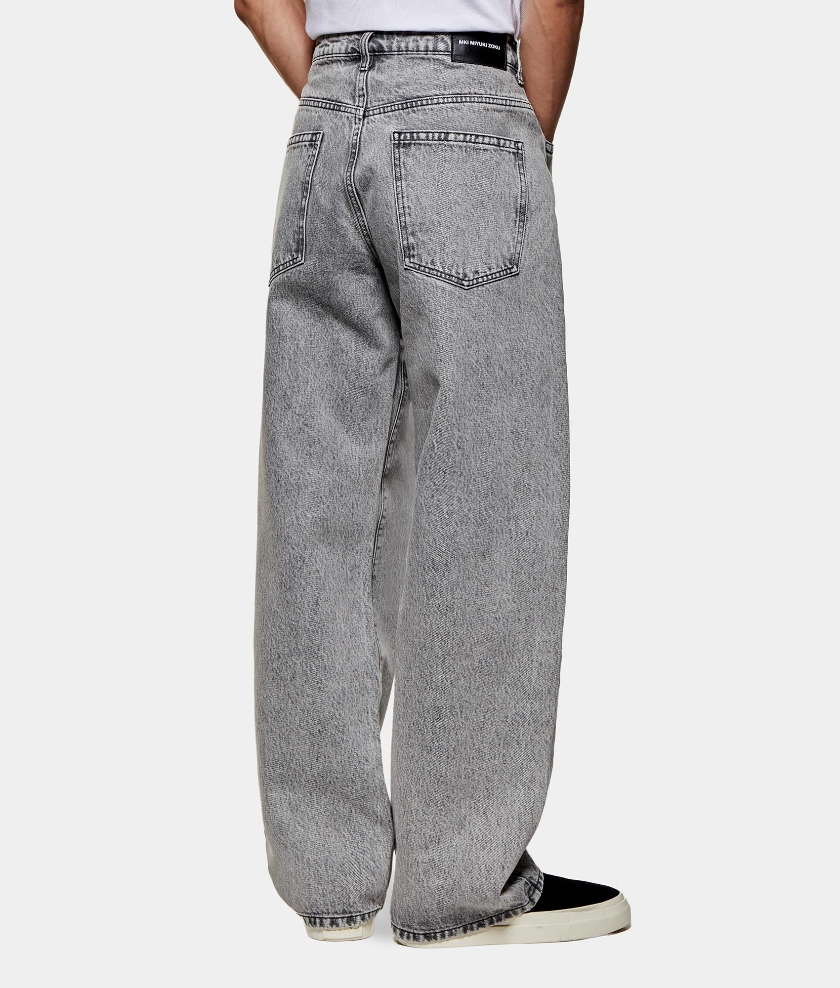 Denim Wide Leg Jeans - Image 5