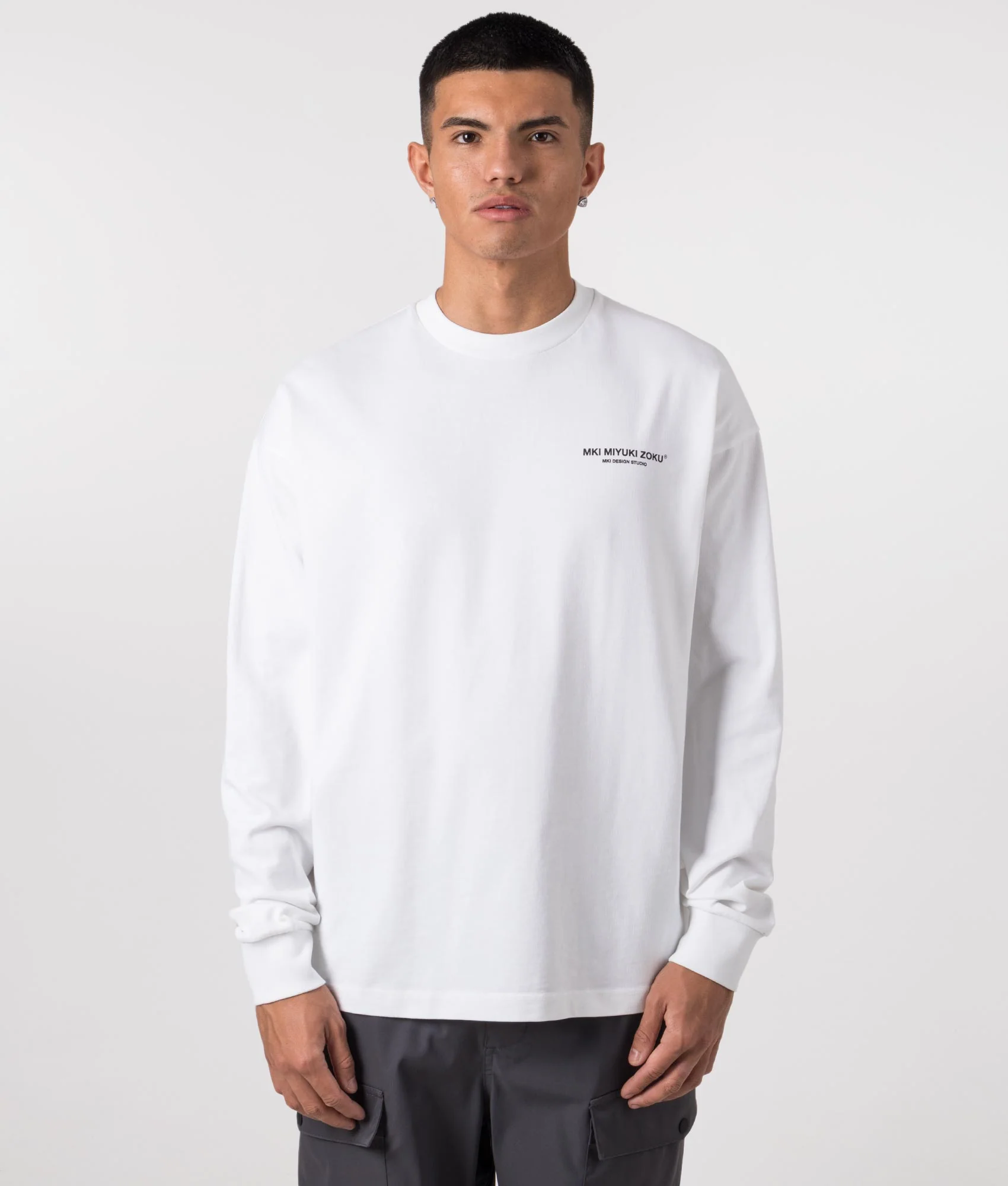 Oversized Long Sleeve Design Studio T-Shirt - Image 2