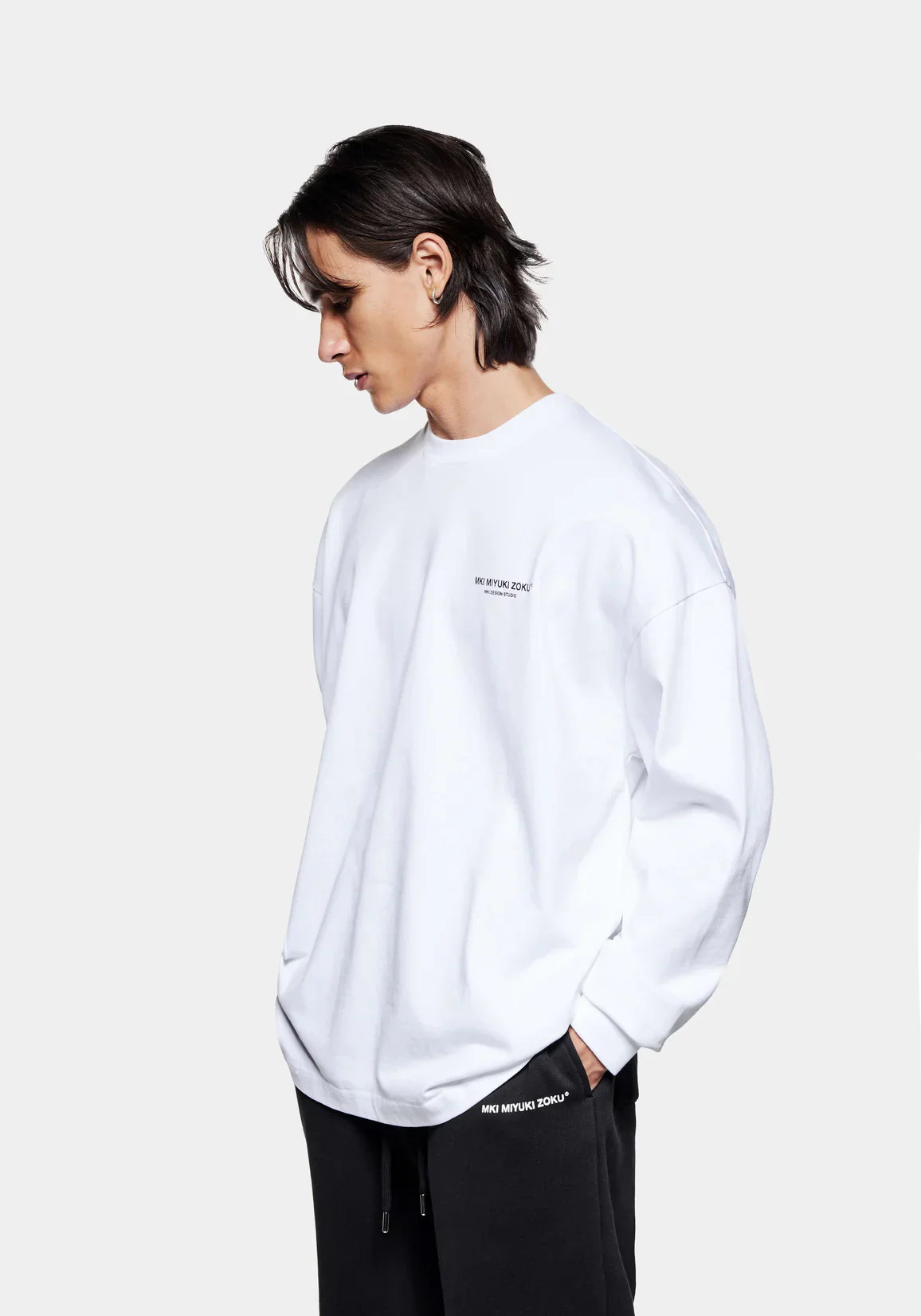 Oversized Long Sleeve Design Studio T-Shirt - Image 7