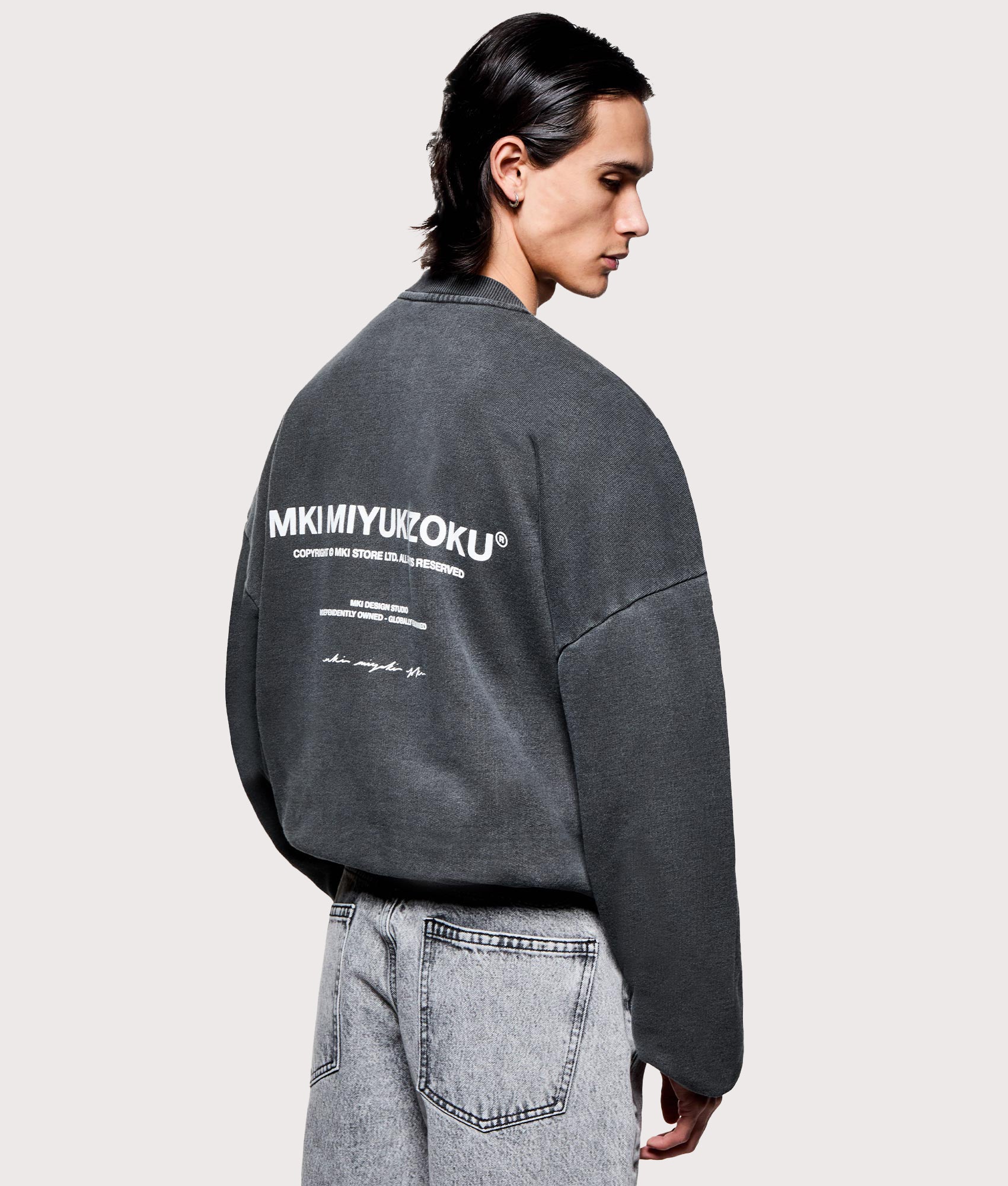 Oversized Design Studio Crewneck Sweatshirt - Image 3
