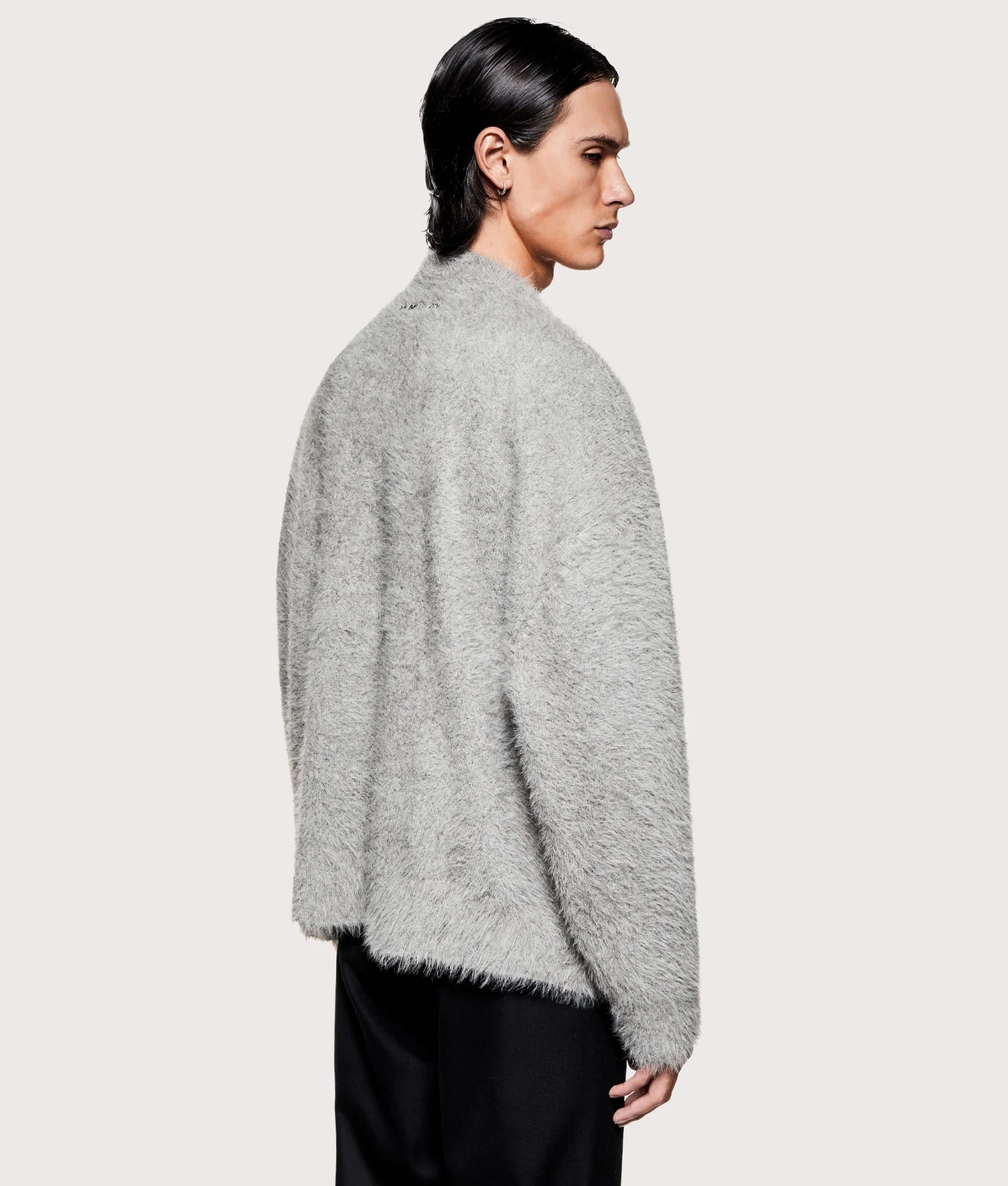 Faux Alpaca Knit Crewneck Jumper - Image 3