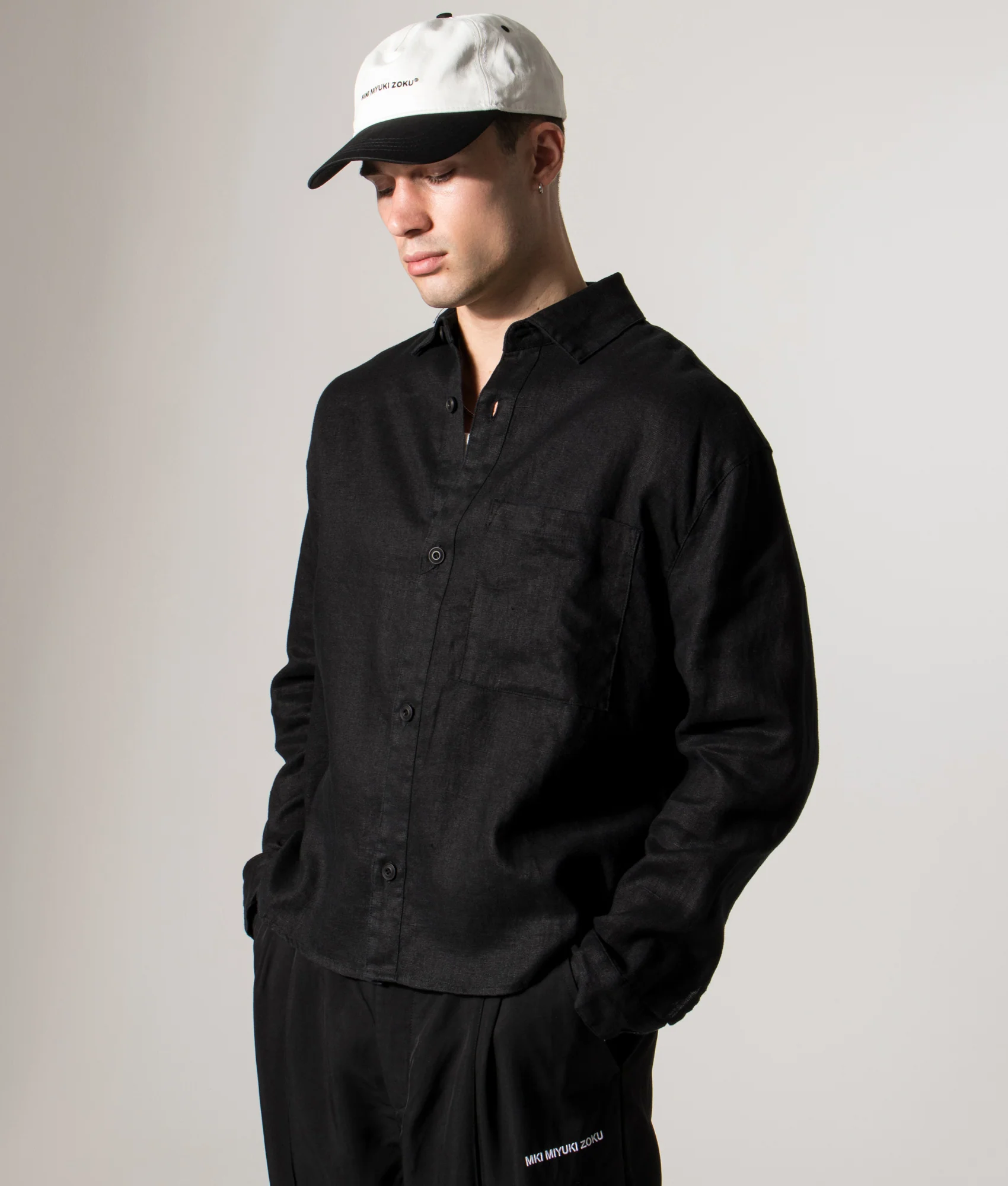 Linen Box Dress Shirt - Image 3