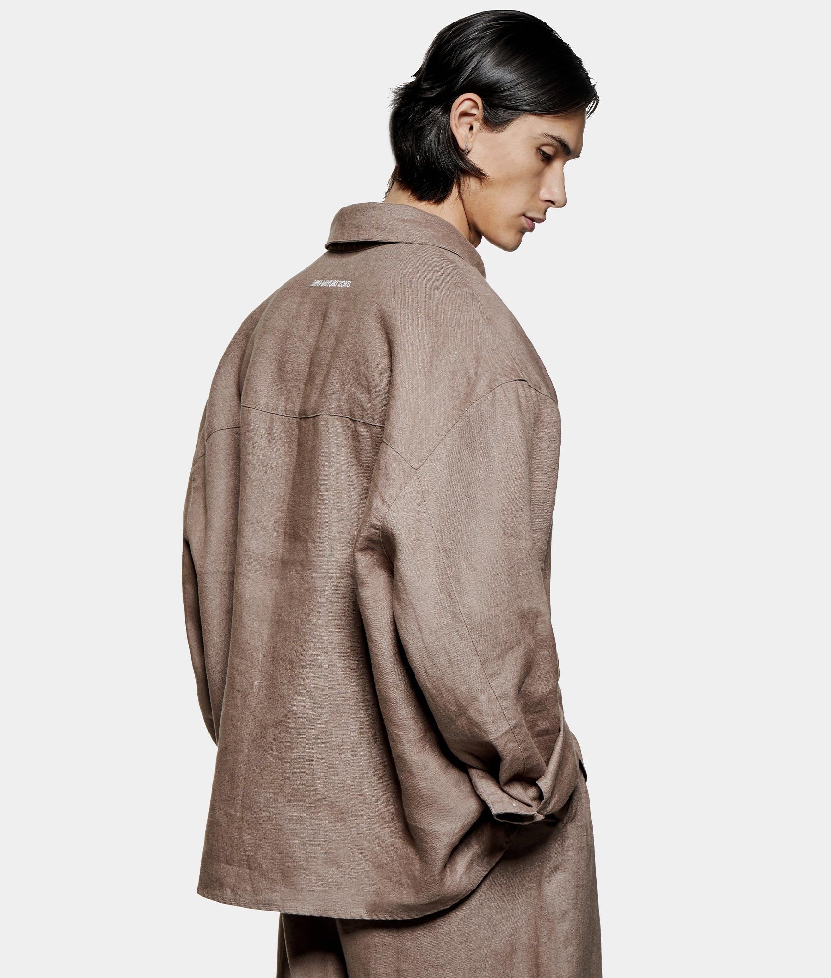 Linen Box Dress Shirt - Image 5