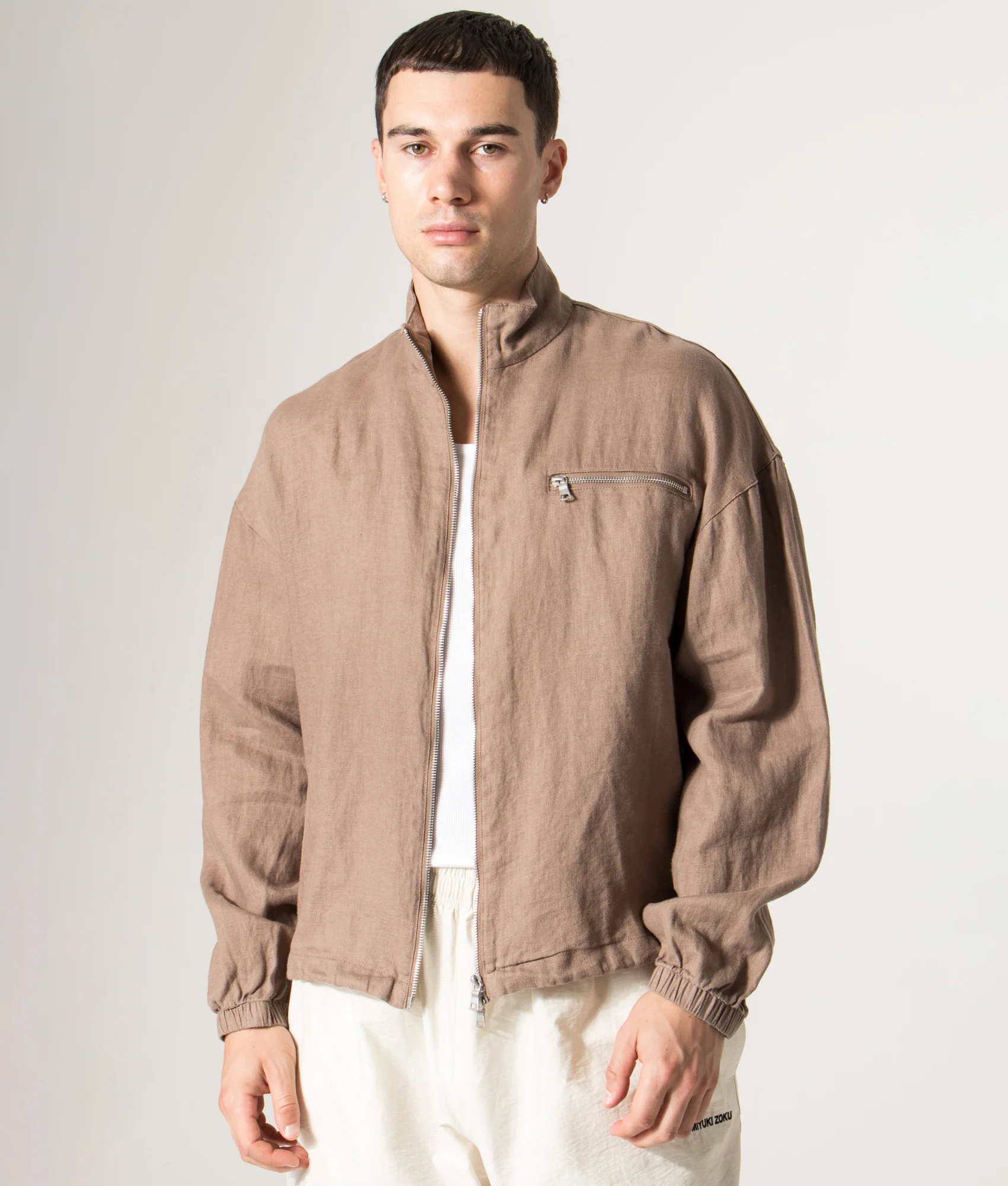 Linen Track Jacket