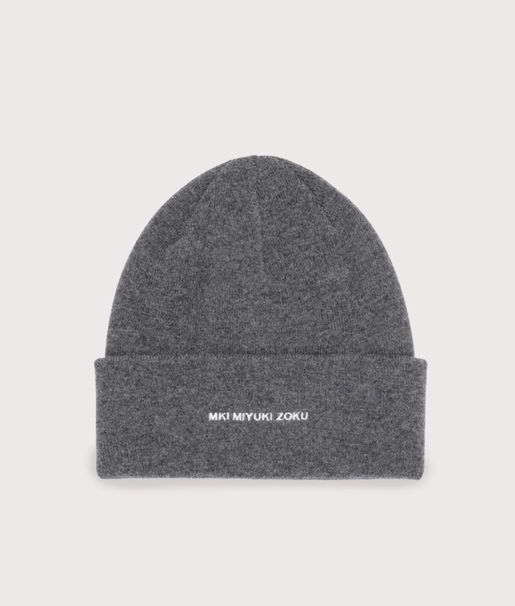 MKI Embroidered Merino Beanie