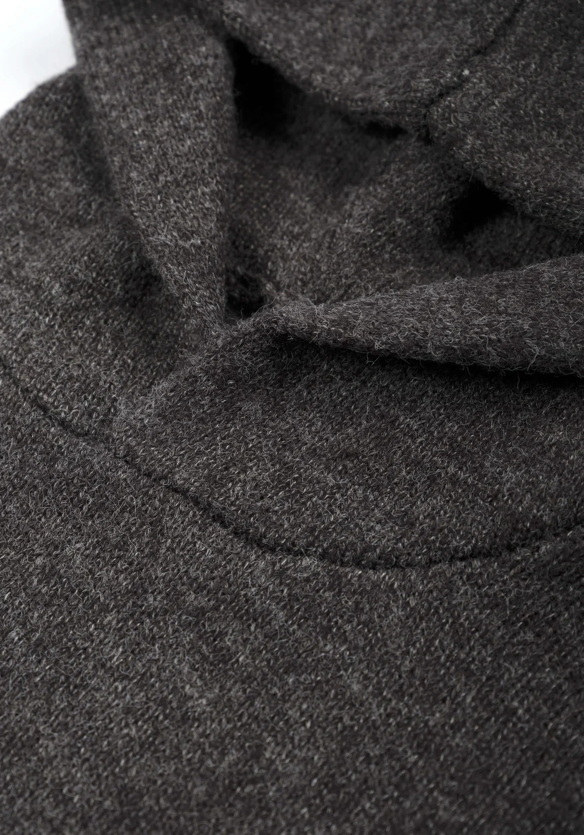 Oversized Fit Mohair Blend Knit Hoodie - Image 7