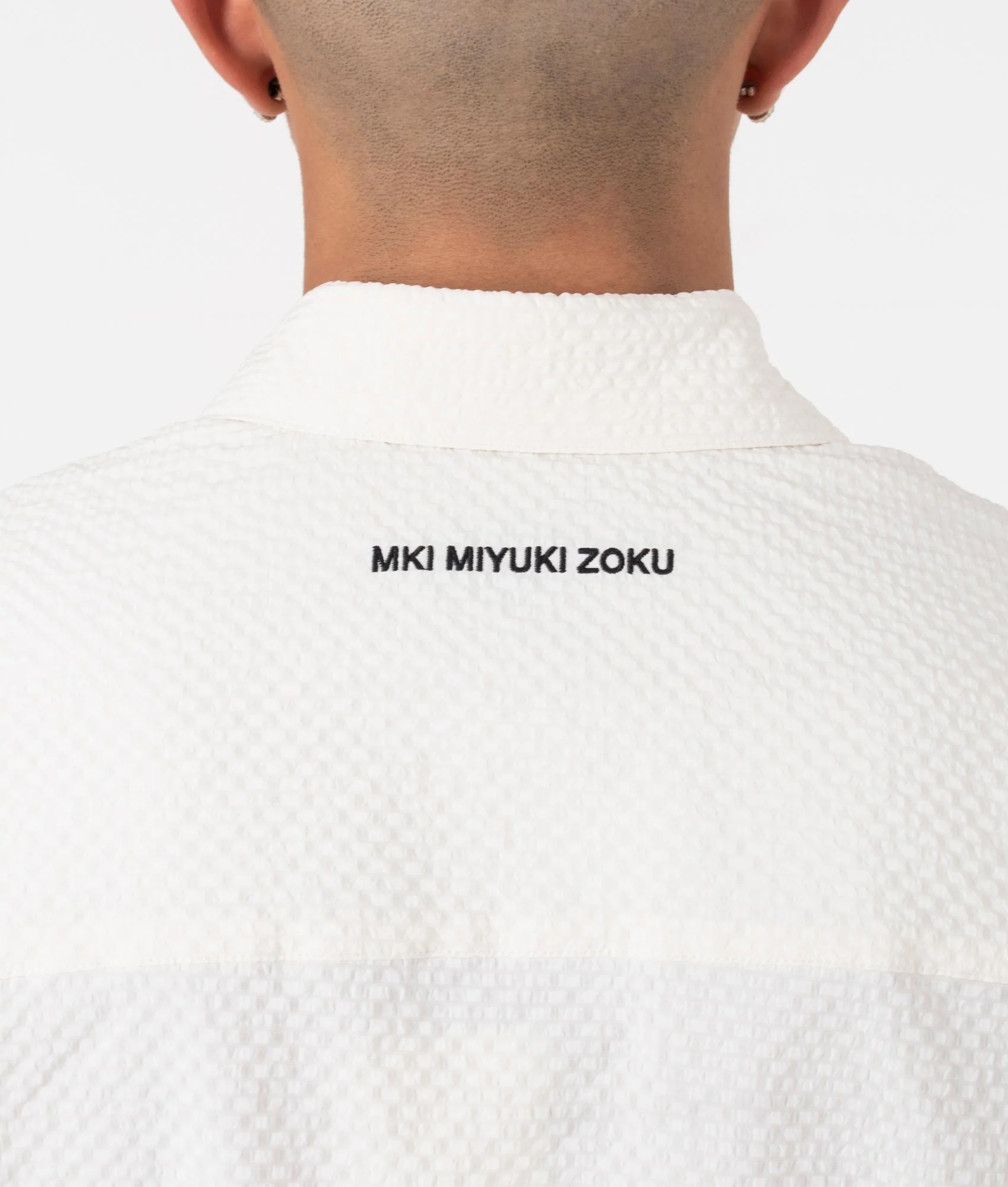 Oversized Seersucker Dress Shirt - Image 3