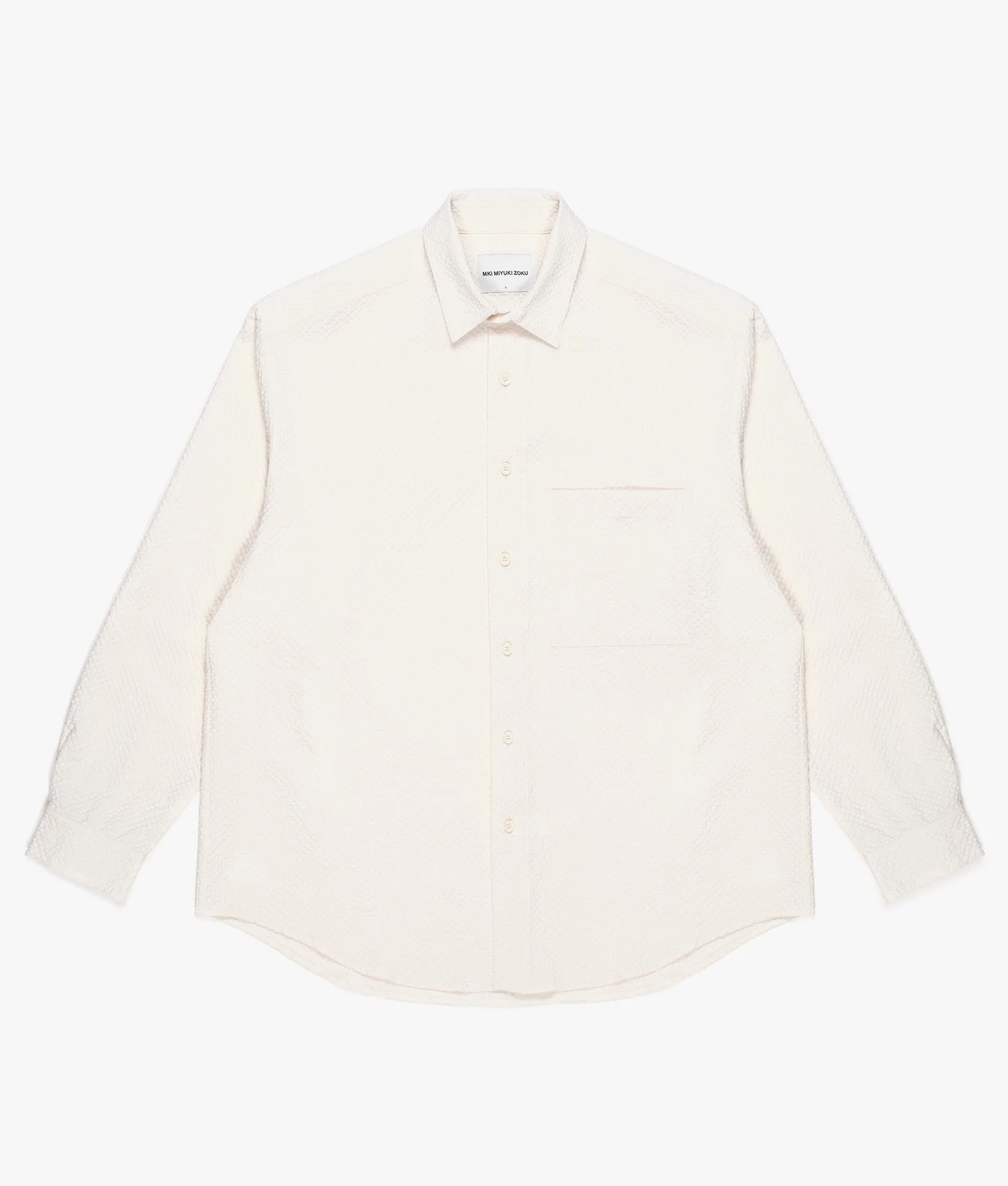 Oversized Seersucker Dress Shirt - Image 5