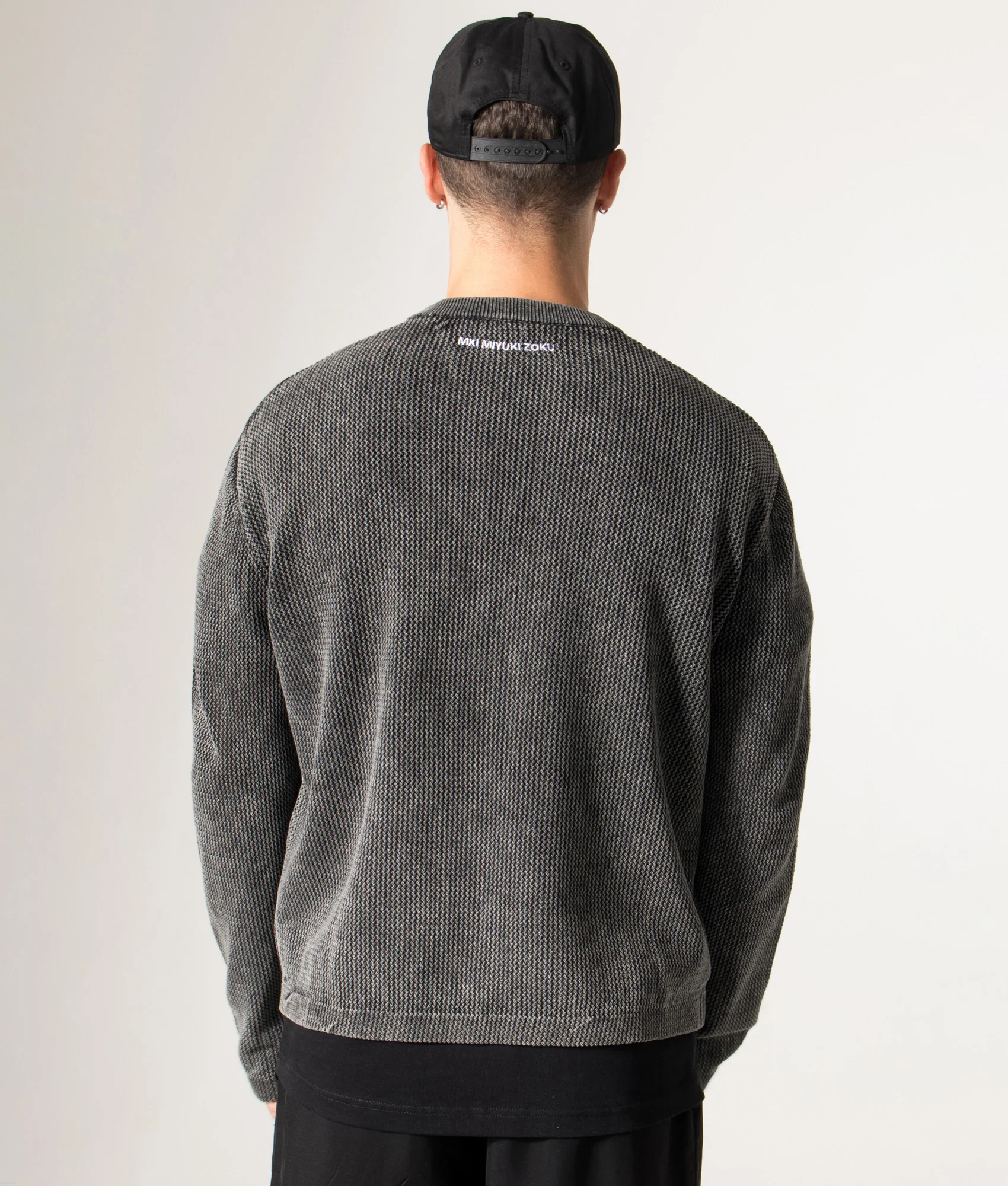 Pigment Dyed Loose Gauge Long Sleeve T-Shirt - Image 3