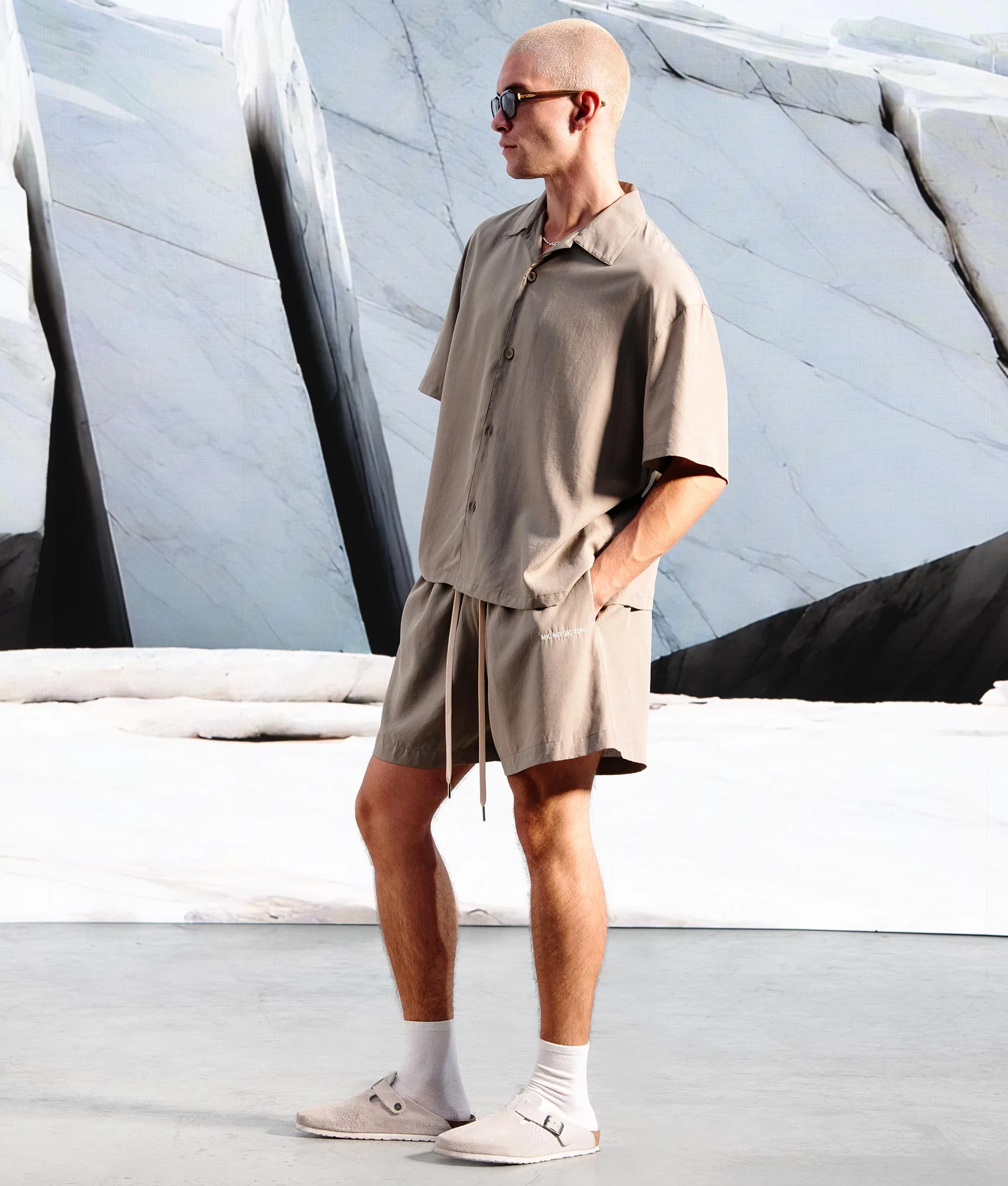 Relaxed Fit Tencel Shorts - Image 3