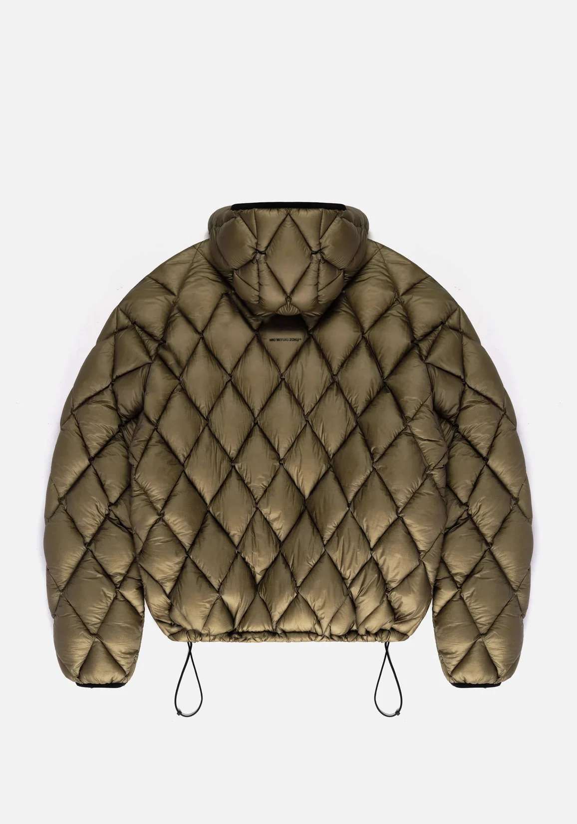 Oversized Fit Translucent Diamond Bubble Jacket - Image 3