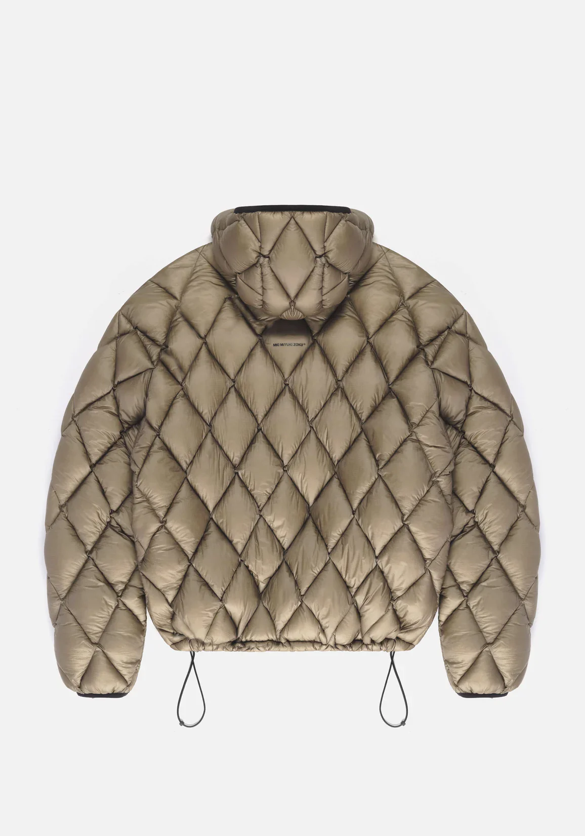 Oversized Fit Translucent Diamond Bubble Jacket - Image 5
