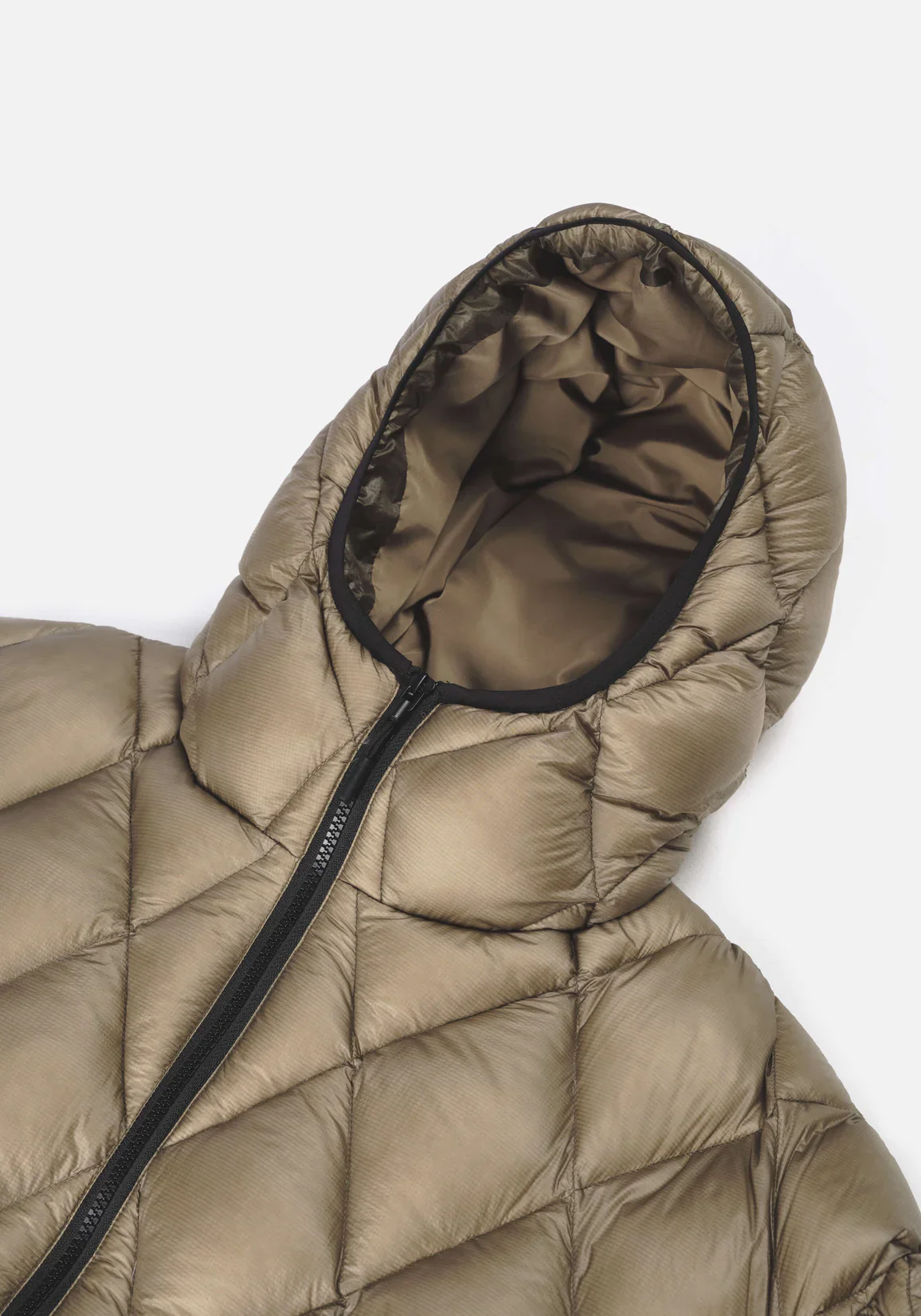 Oversized Fit Translucent Diamond Bubble Jacket - Image 6