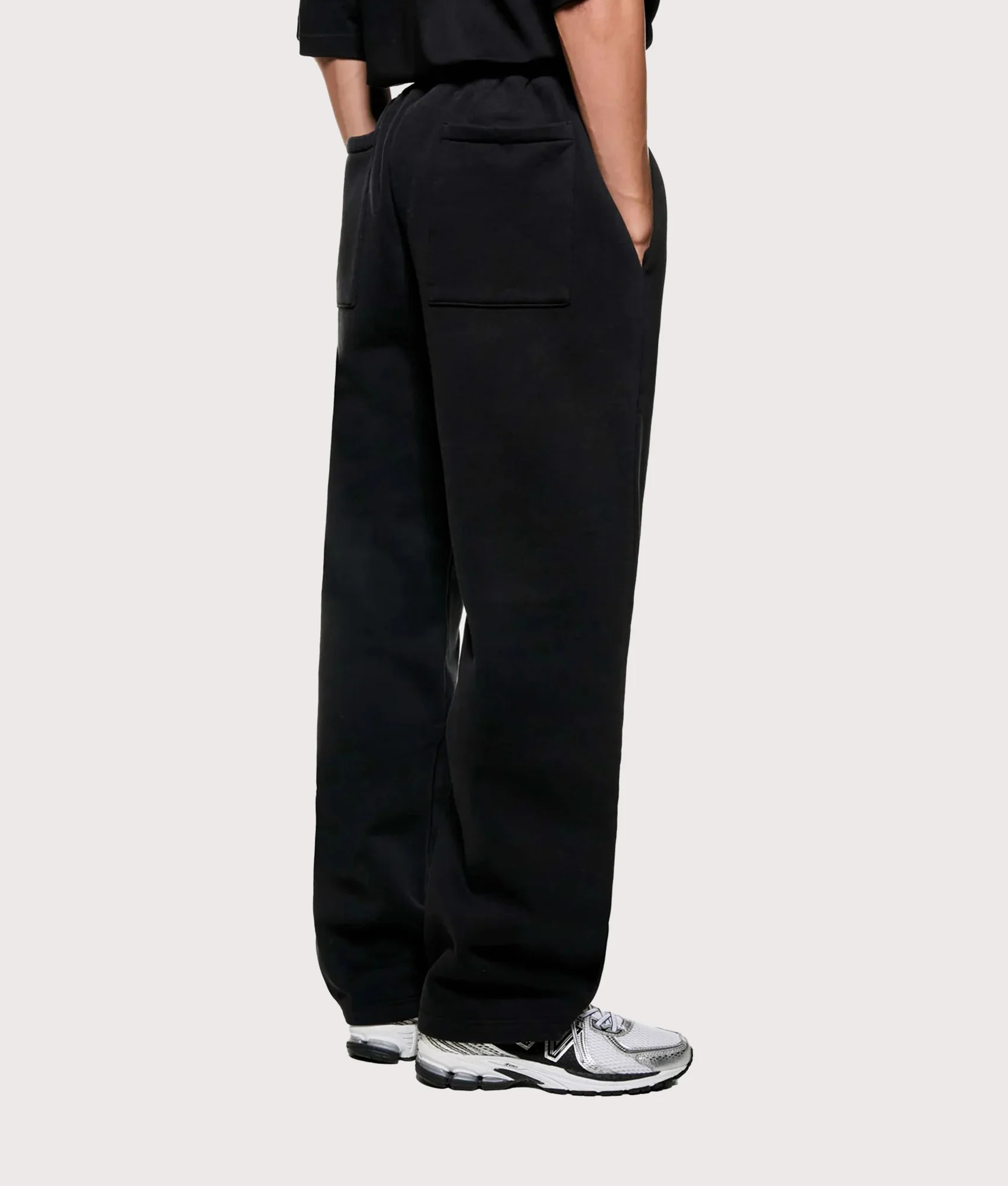 Open Hem Uniform Wide Leg Joggers - Image 2