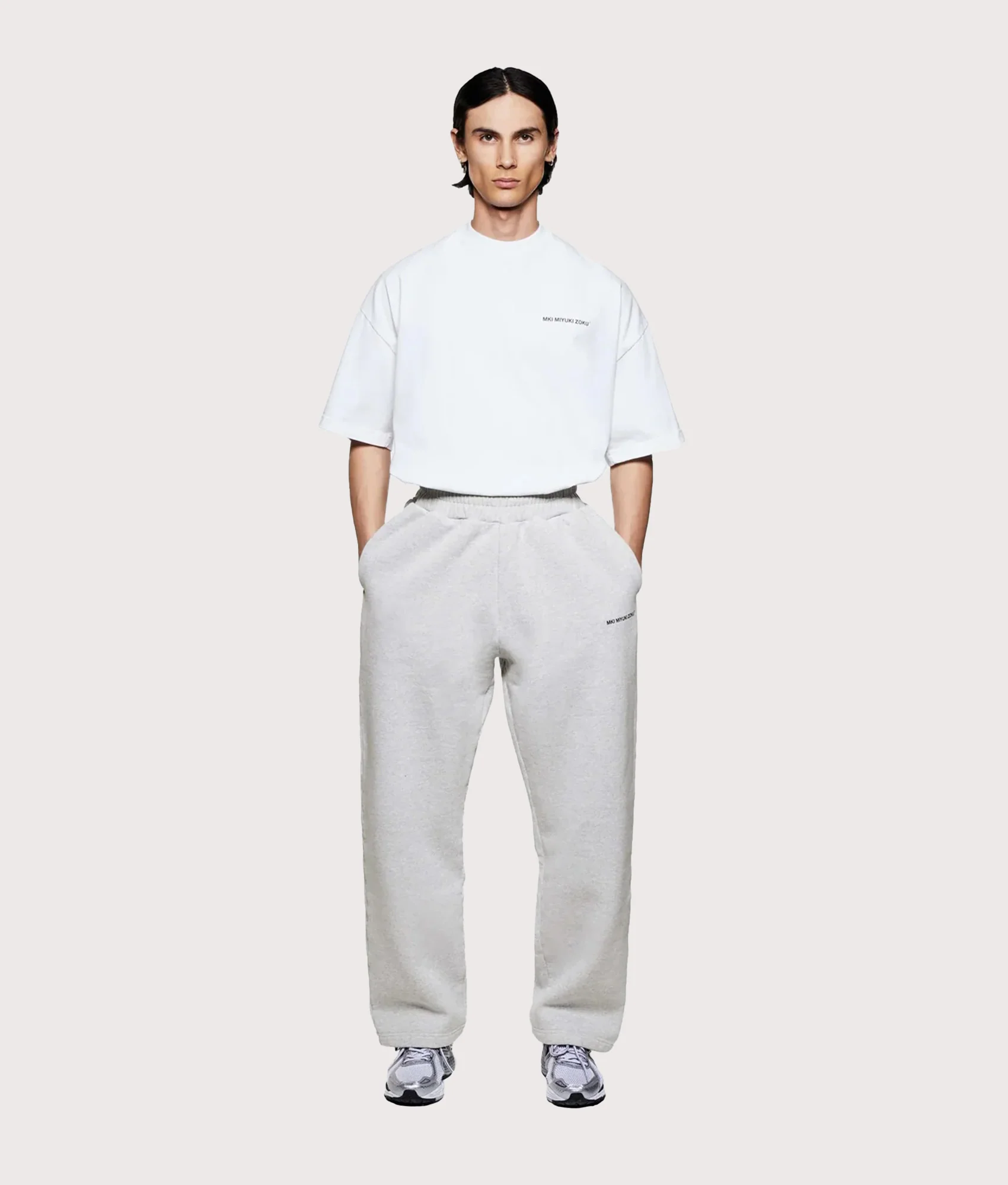 Open Hem Uniform Wide Leg Joggers - Image 4