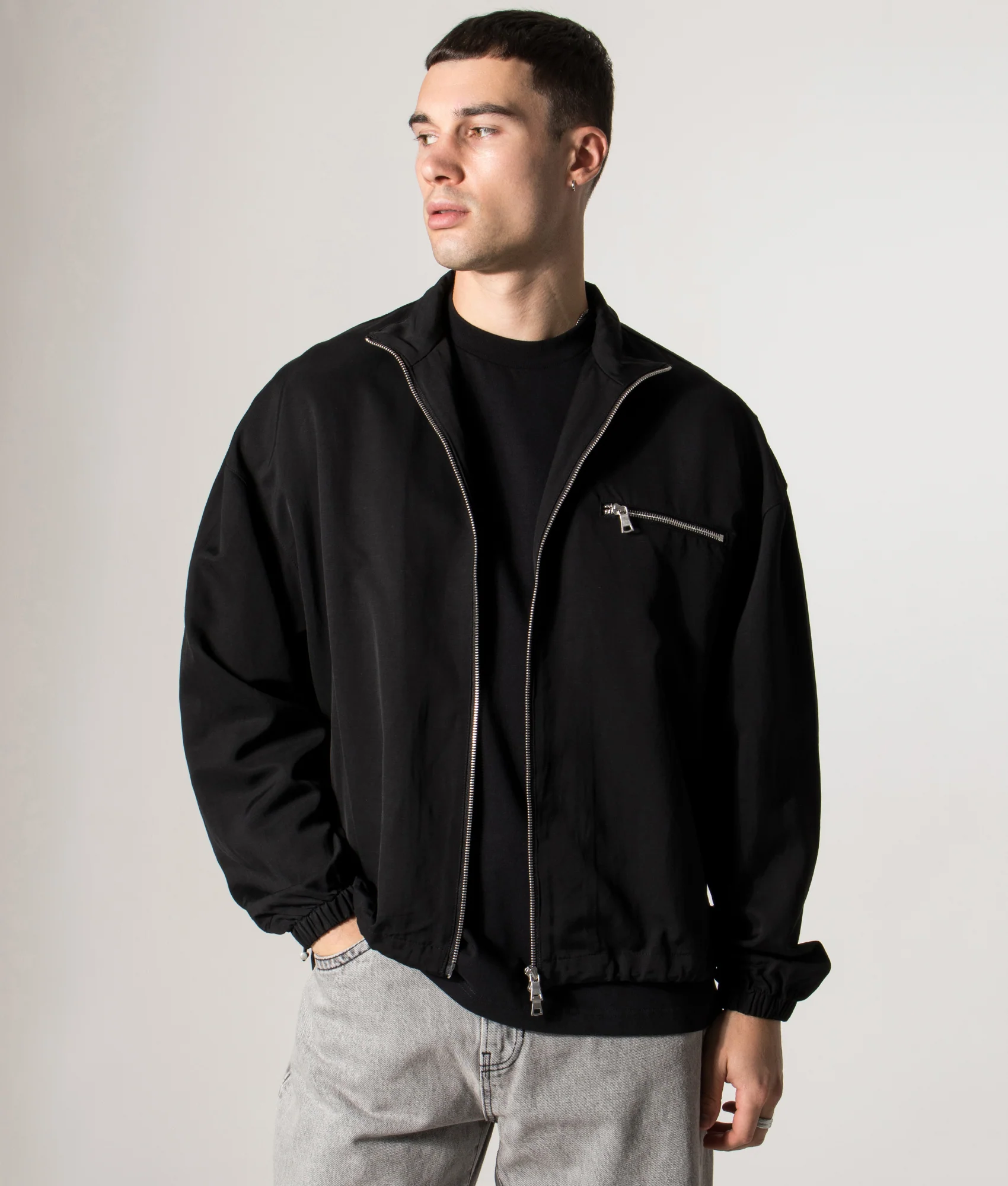Viscose Linen Track Jacket - Image 3