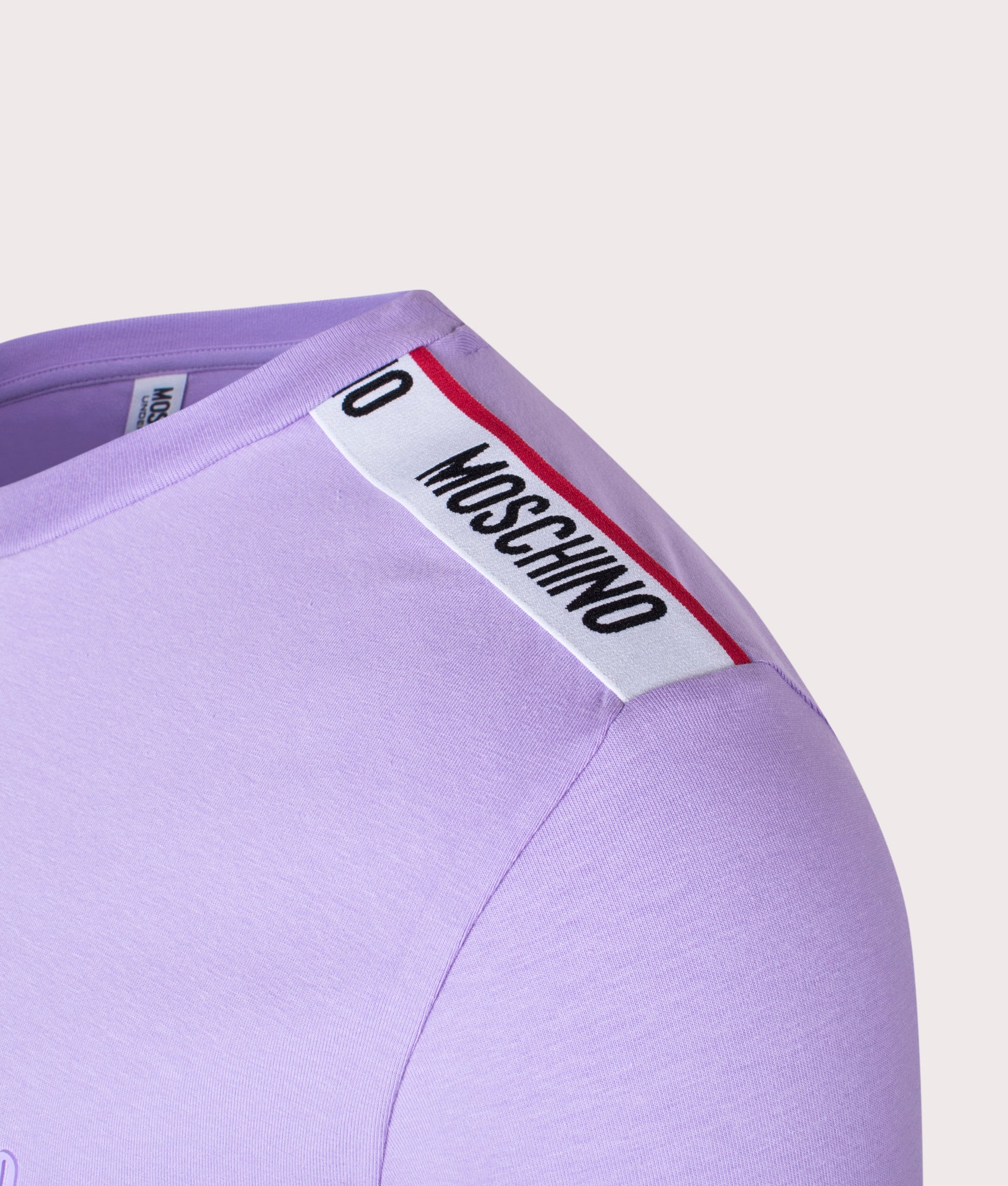 Long Sleeve Shoulder Taped T-Shirt - Image 3
