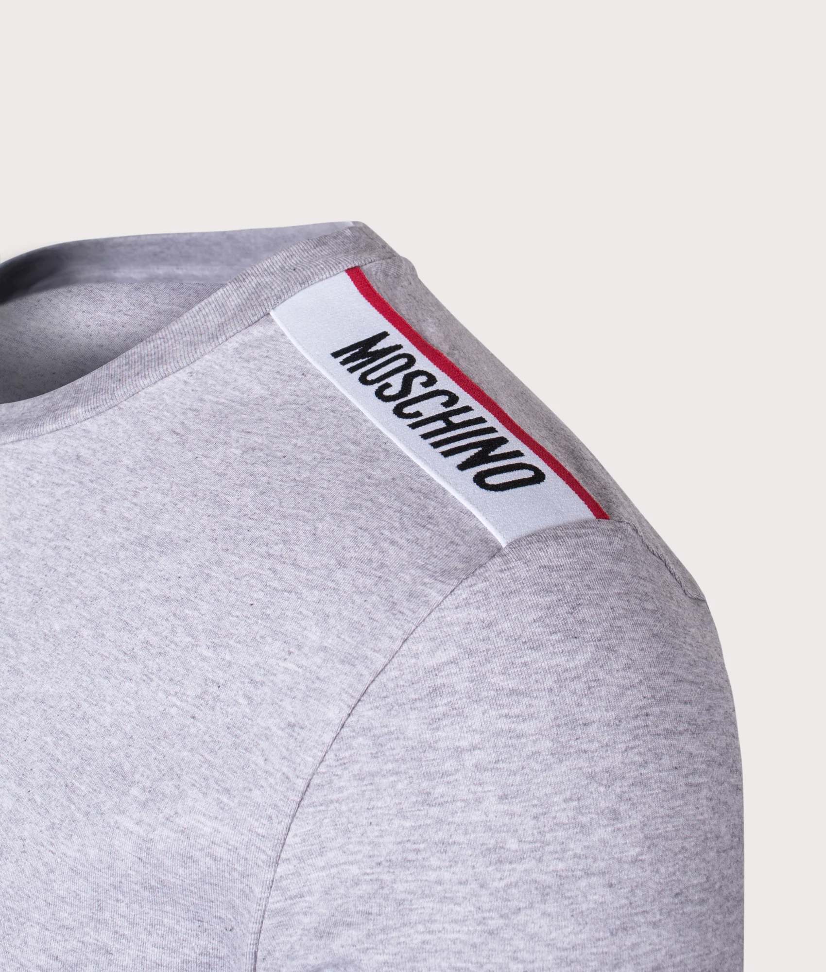 Long Sleeve Shoulder Taped T-Shirt - Image 3