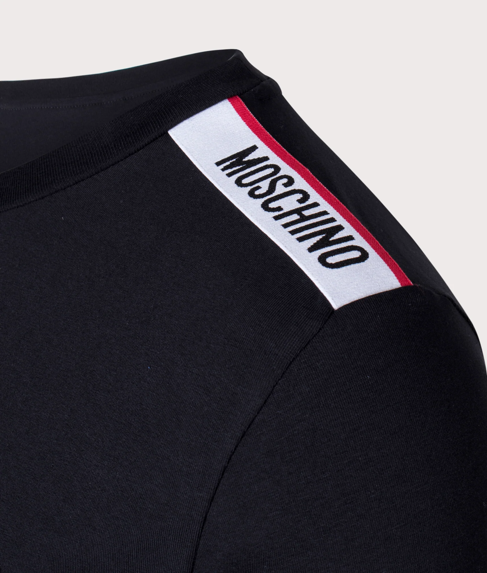 Long Sleeve Shoulder Taped T-Shirt - Image 2