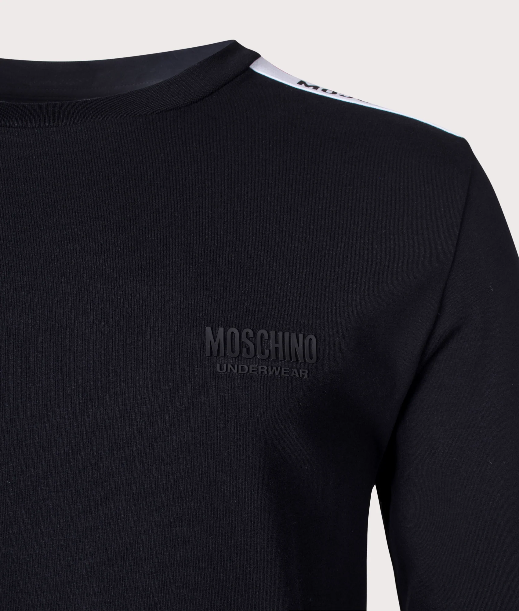 Long Sleeve Shoulder Taped T-Shirt - Image 3