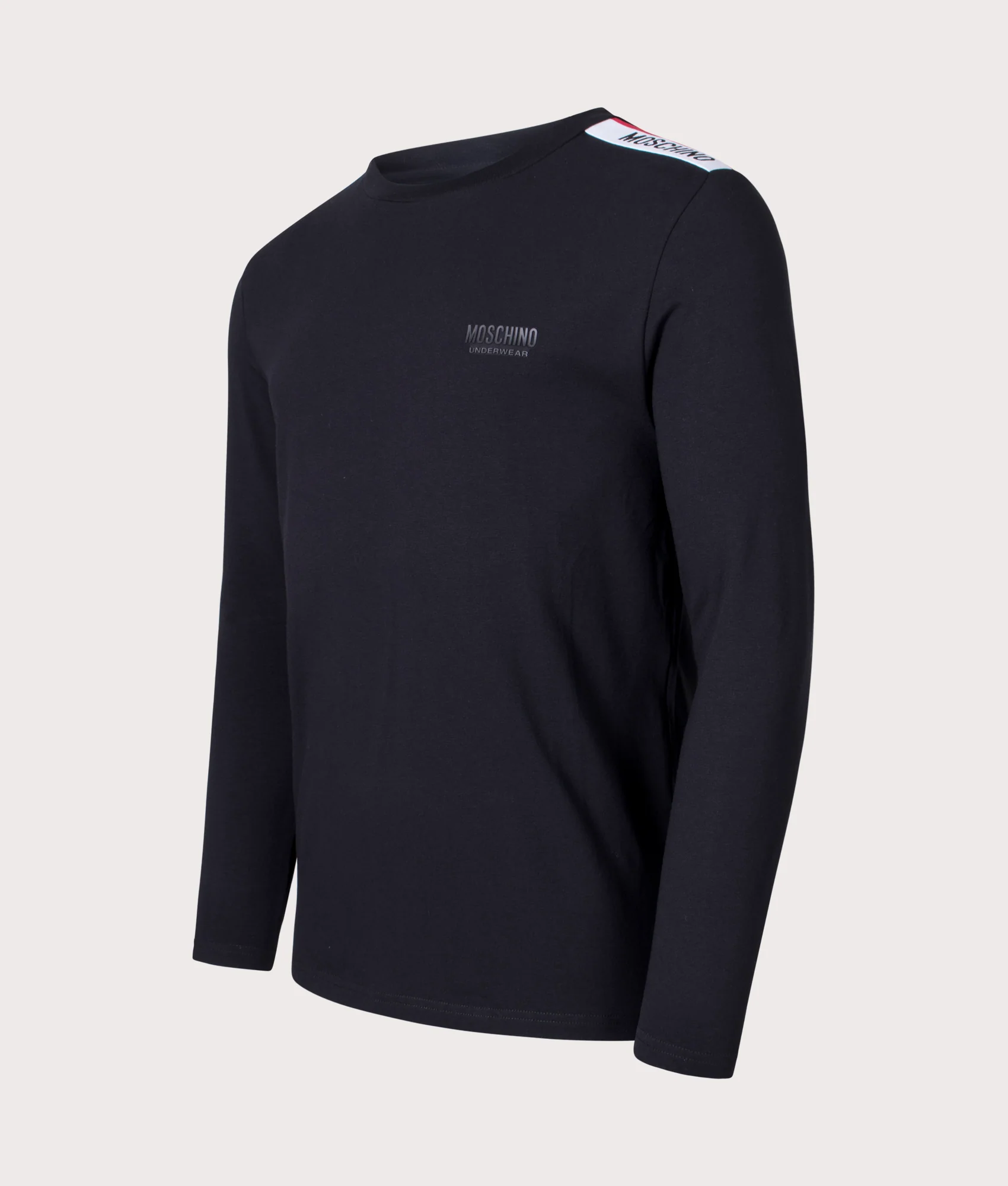 Long Sleeve Shoulder Taped T-Shirt - Image 4
