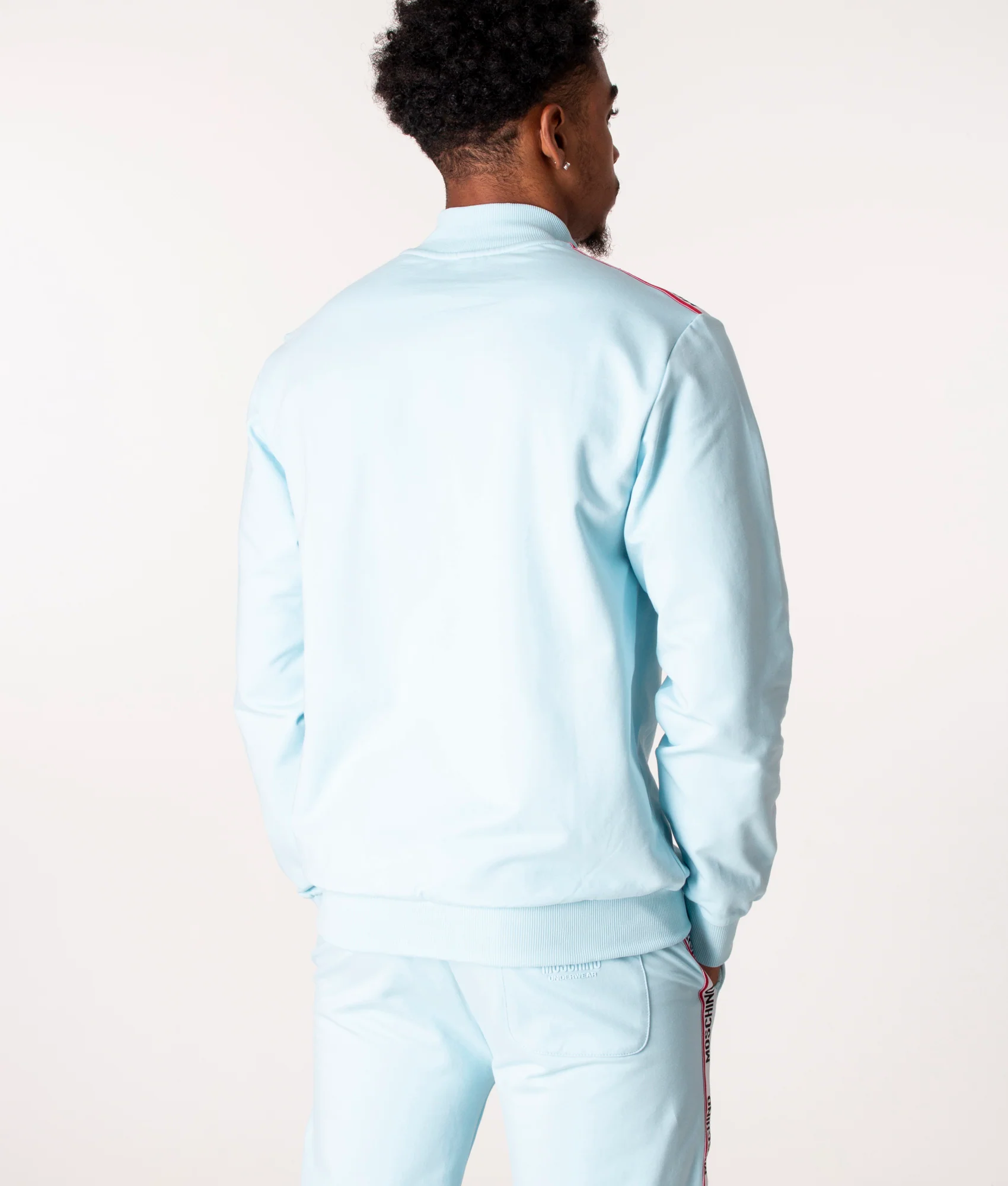 Quarter Zip Shoulder Detail Sweatshirt - Image 4