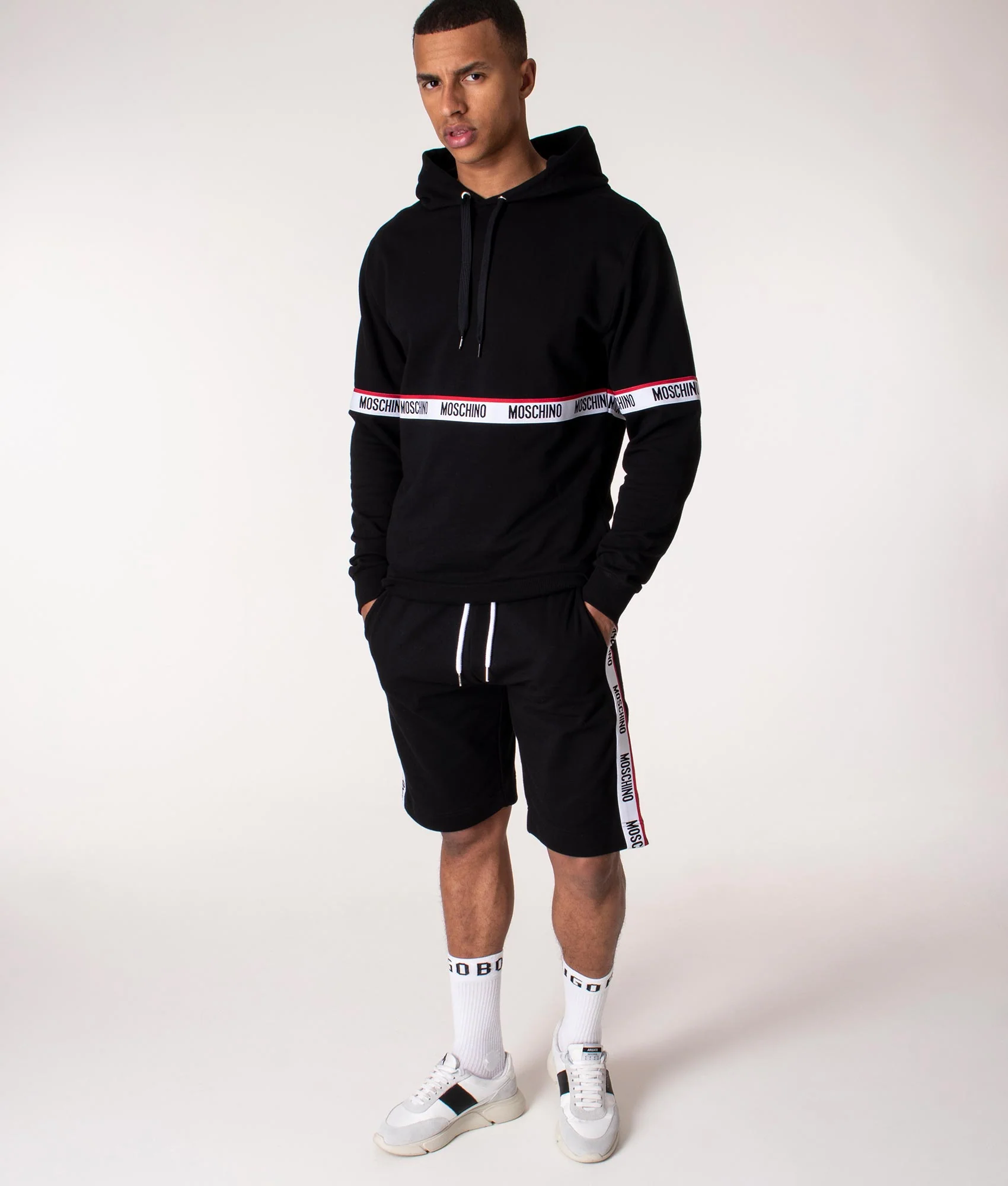 Taped Detail Hoodie - Image 2