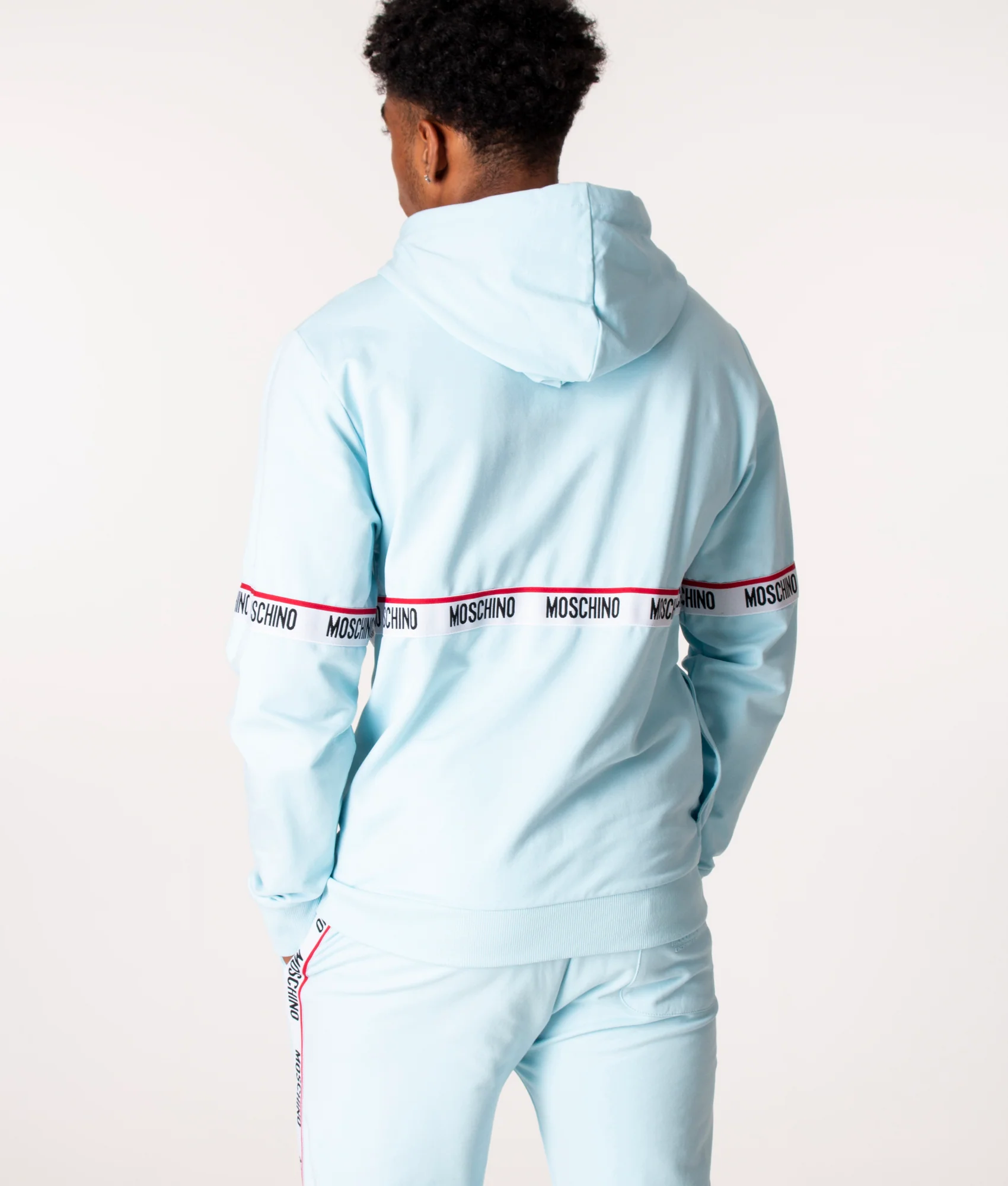 Logo Taped Hoodie - Image 4