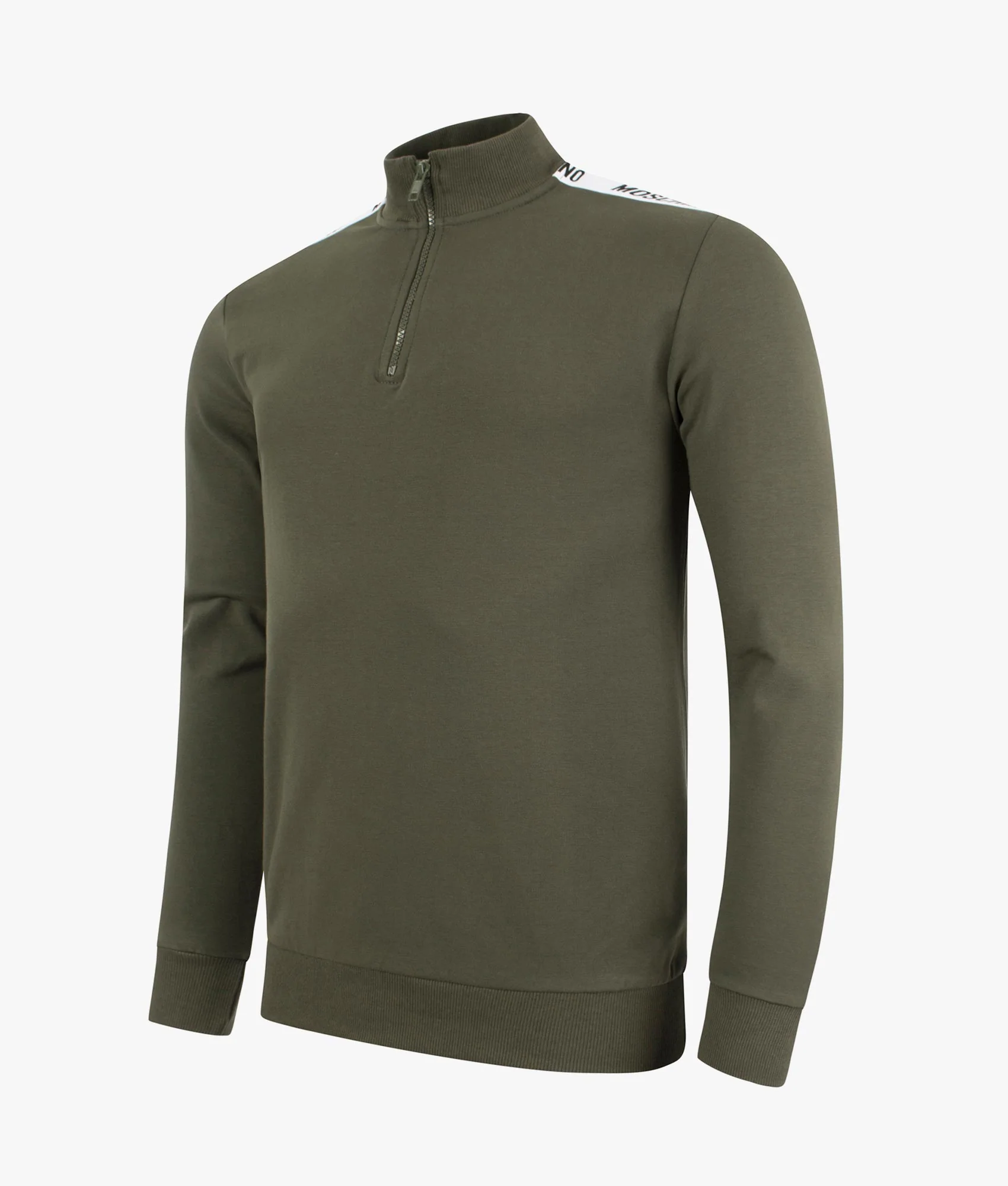 Quarter Zip Shoulder Taped Sweatshirt - Image 7