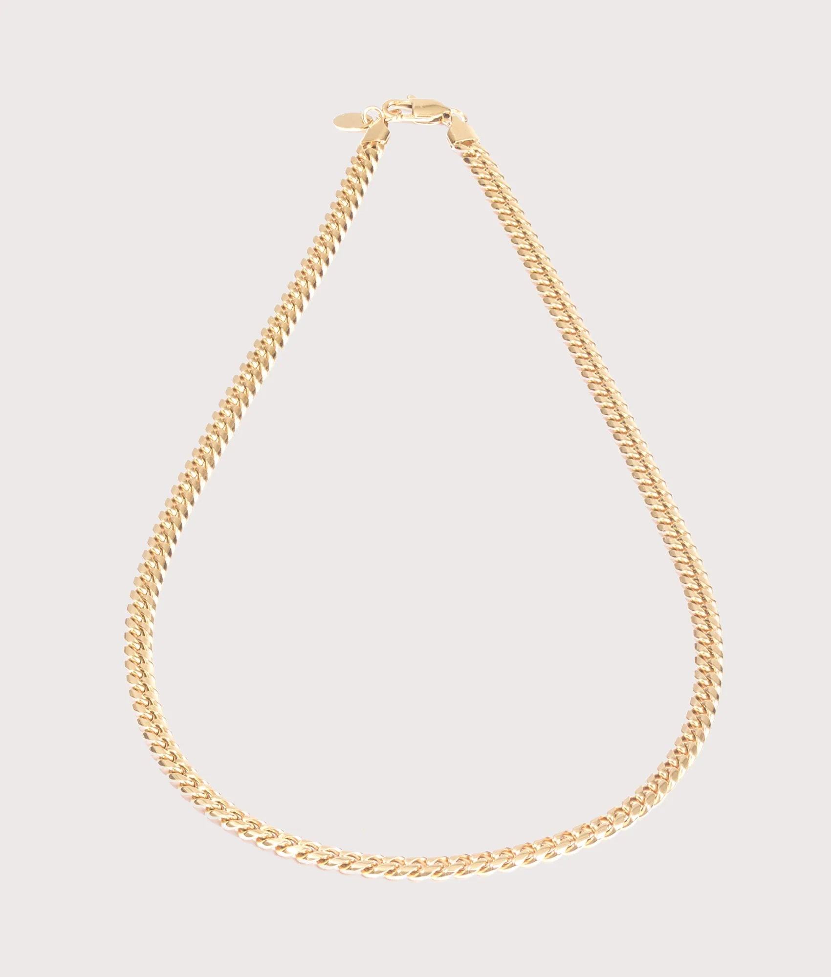 18K Gold Plated Cuban Link Chain 6mm 22"