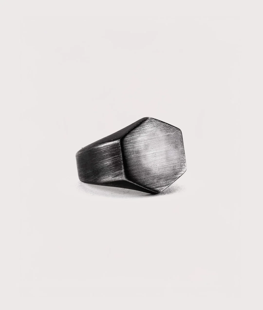 Stainless Steel Signet Ring - Image 2