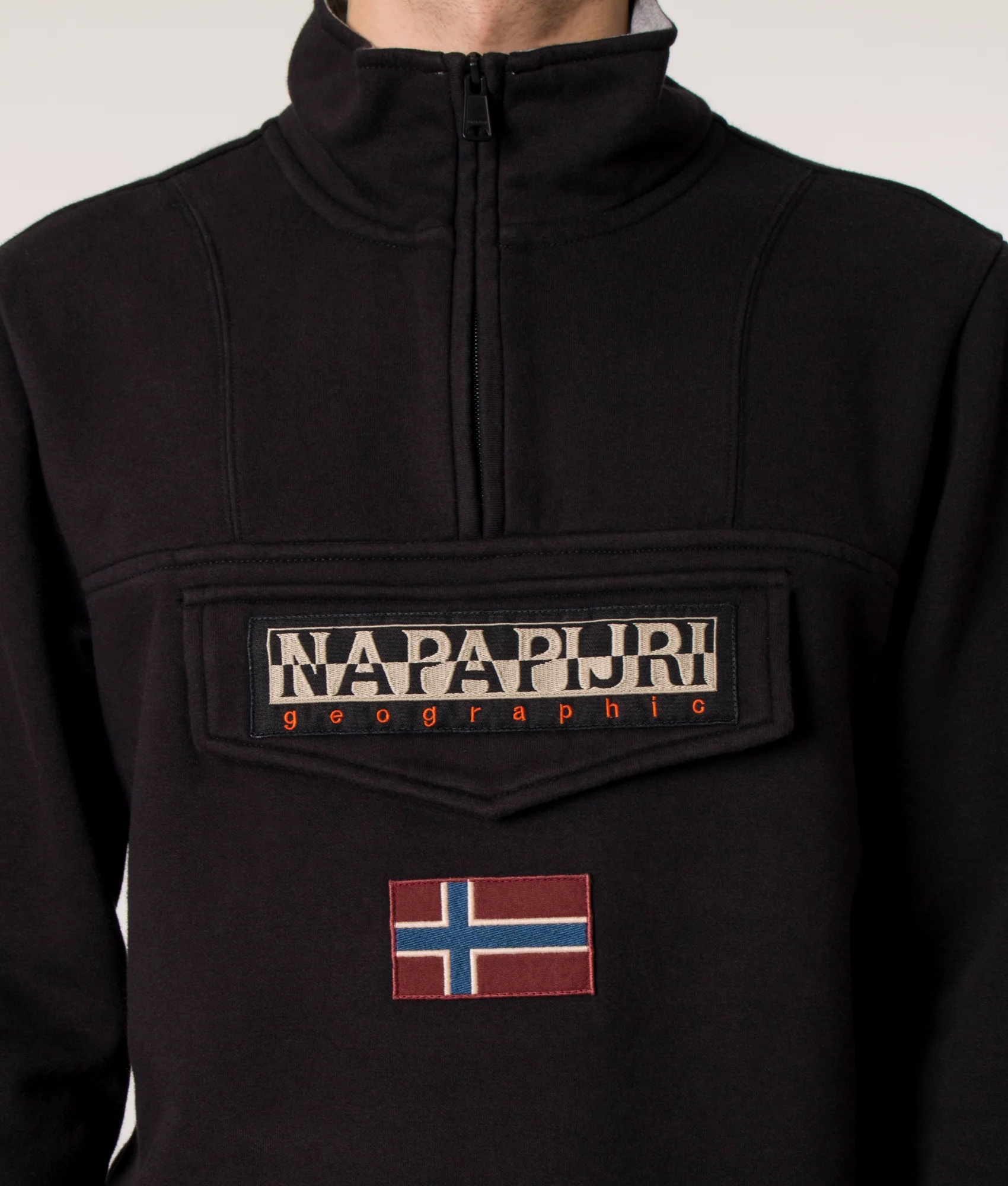 Quarter Zip Burgee 1 Sweatshirt - Image 2