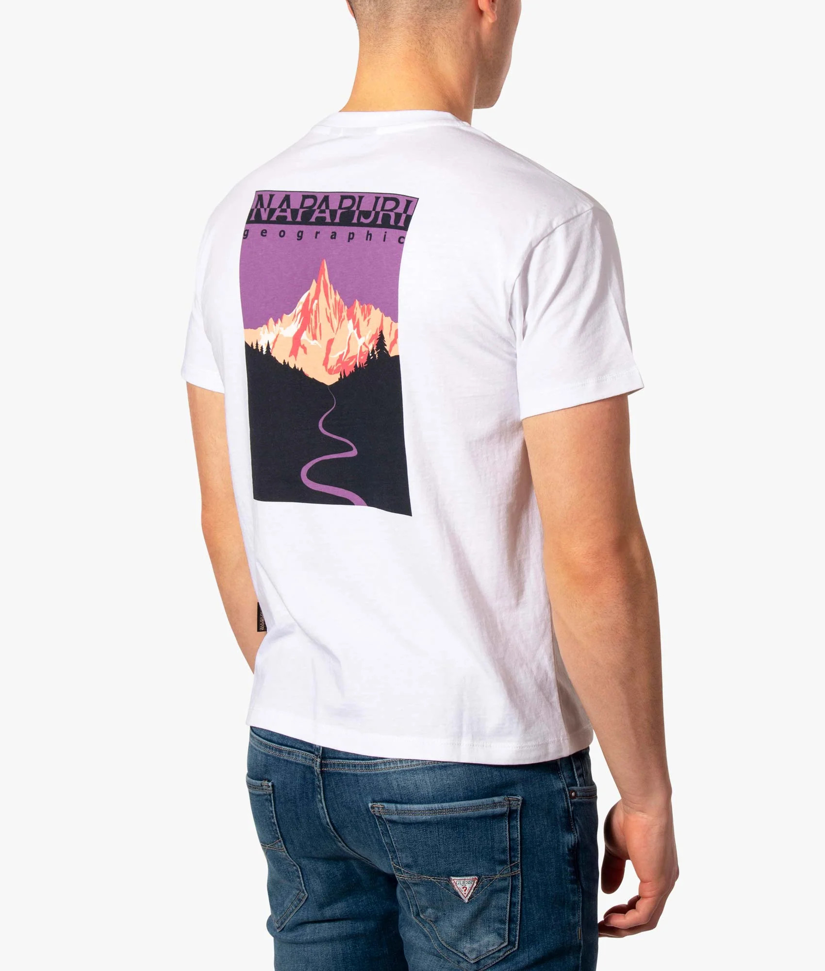 S-Veny Short Sleeve Back Print T-Shirt